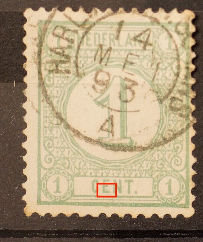 Harlingen-N.Schans A op NVPH 31 - plaatfout Harlingen-N.Schans A op NVPH 31 - plaatfout