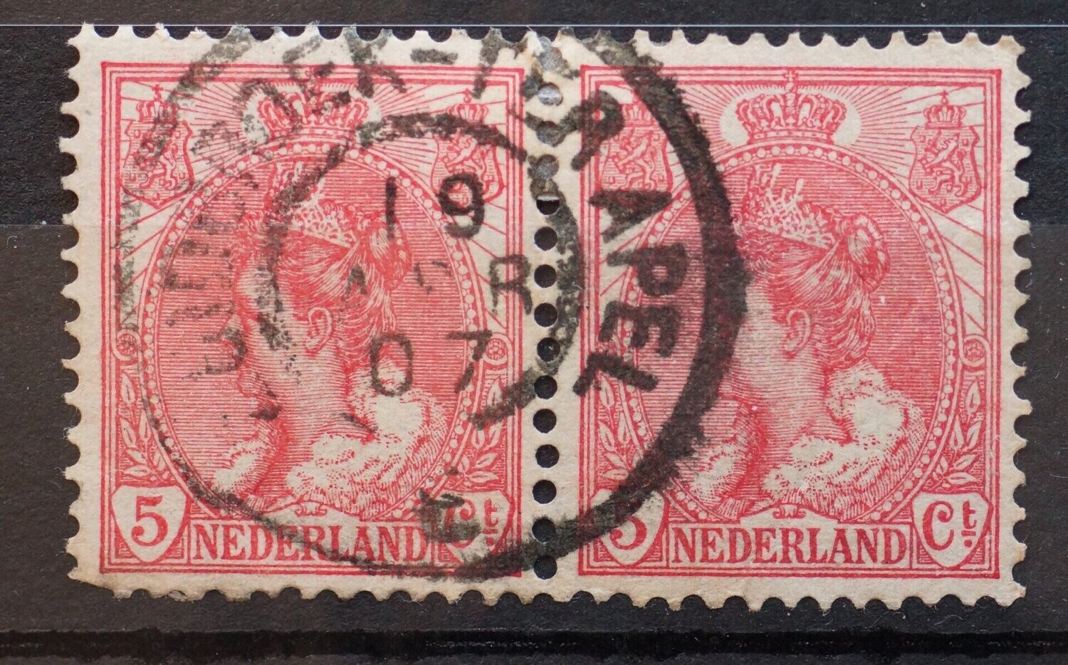 Zuidbroek-Ter Apel E op NVPH 60 (paar)