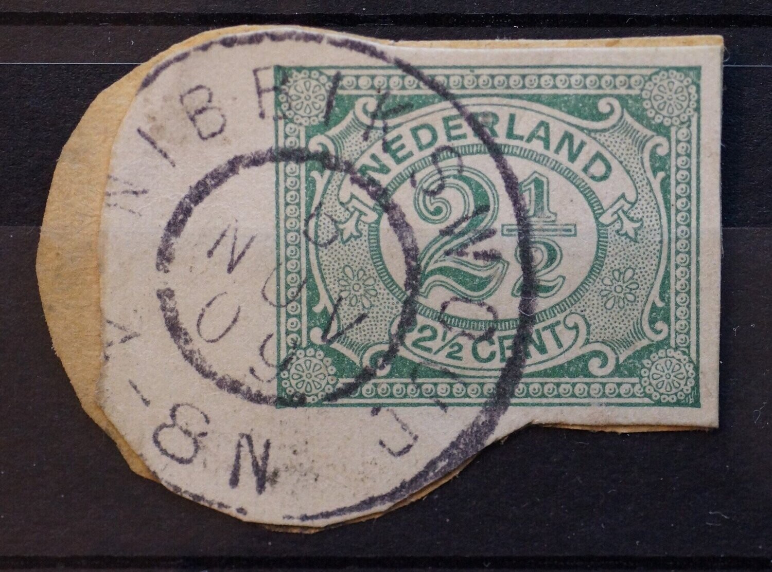 Nibbikswoud op fragment briefkaart.