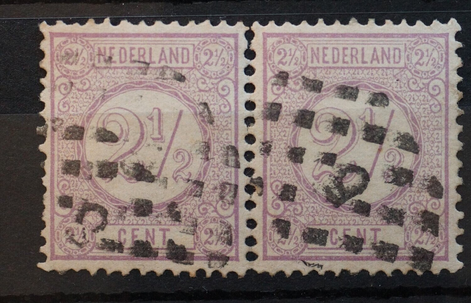 5 (Amsterdam) op NVPH 33 (paar)