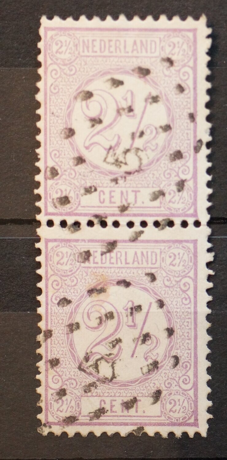5 (Amsterdam) op NVPH 33 (paar)