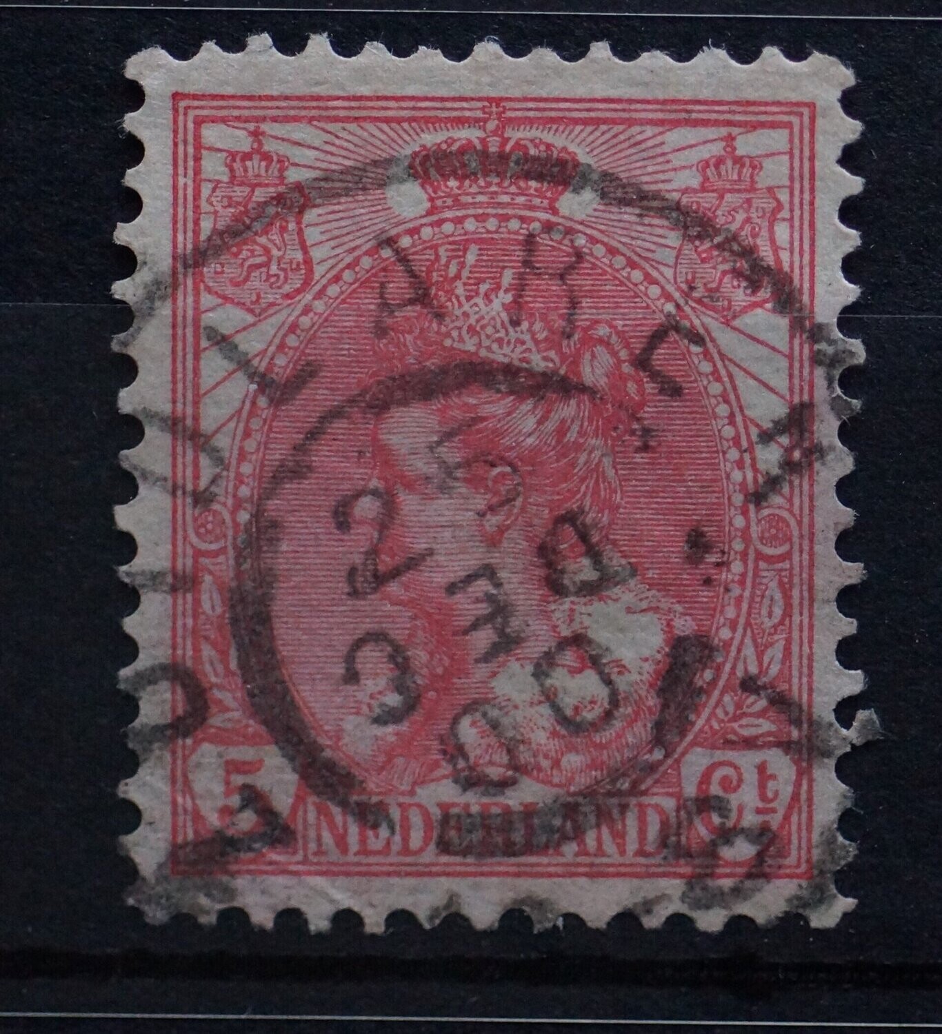 Zuidlaren op NVPH 60 - kopstaande maand
