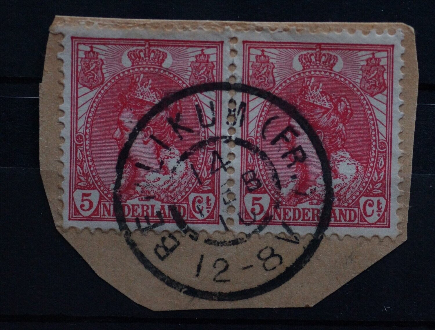Berlikum (Fr.) op NVPH 60 (paar)