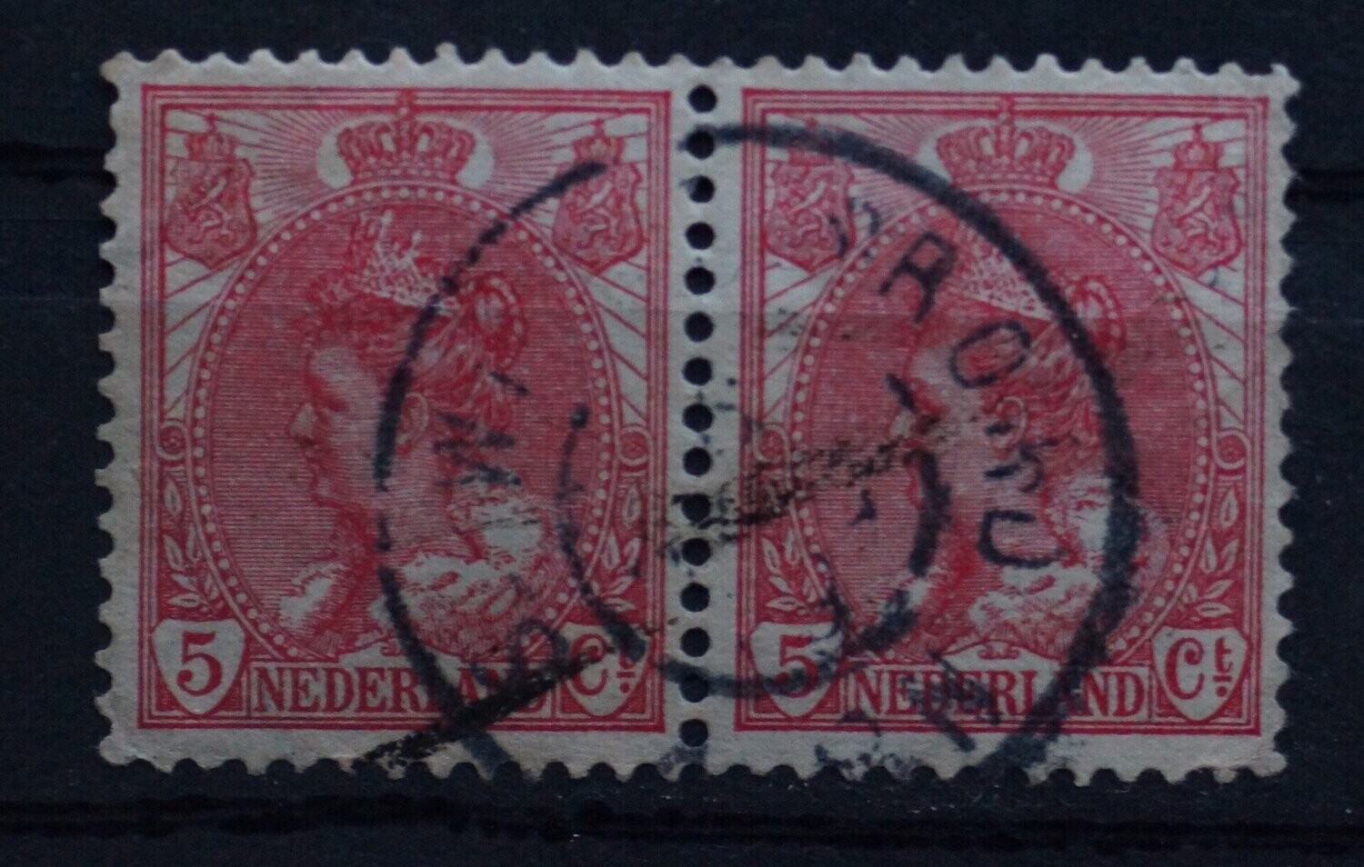 St. Willebrord op NVPH 60 (paar)