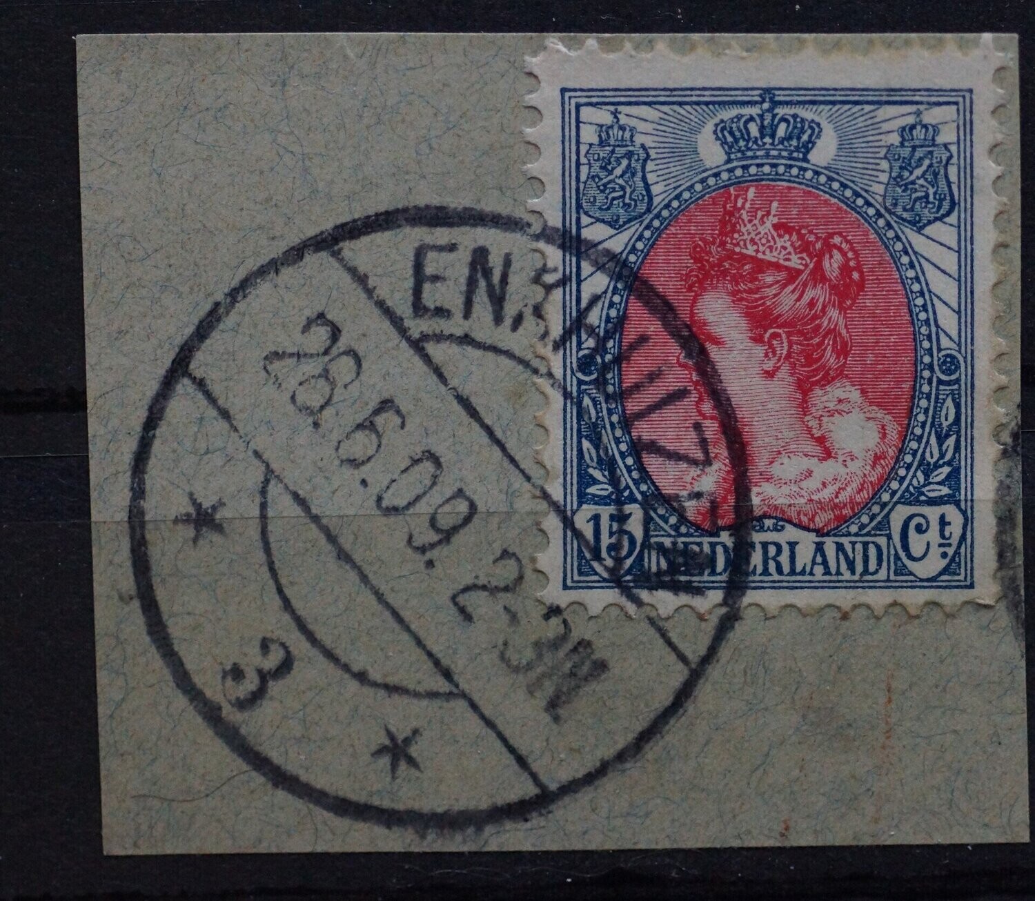 Enkhuizen 3 op NVPH 65 - vrij schaars stempel