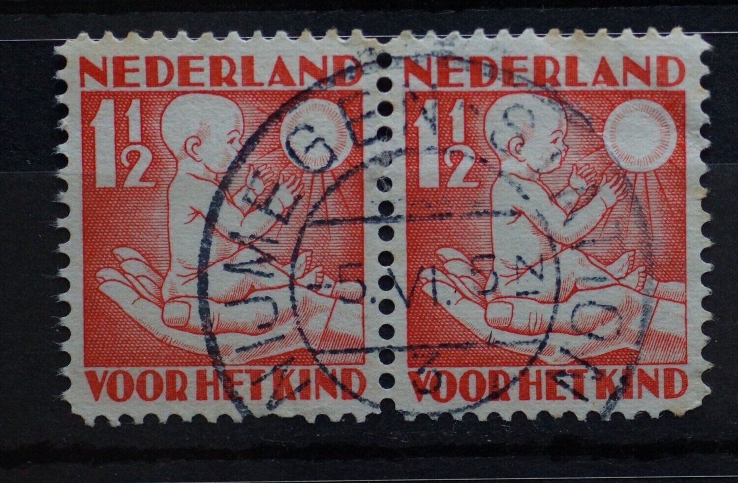 Nijmegen-Station 3 op NVPH 232 (paar)