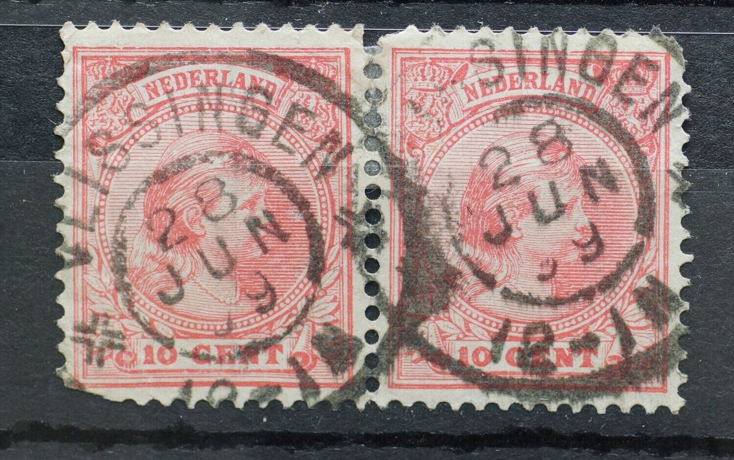 Vlissingen op NVPH 37 (paar)