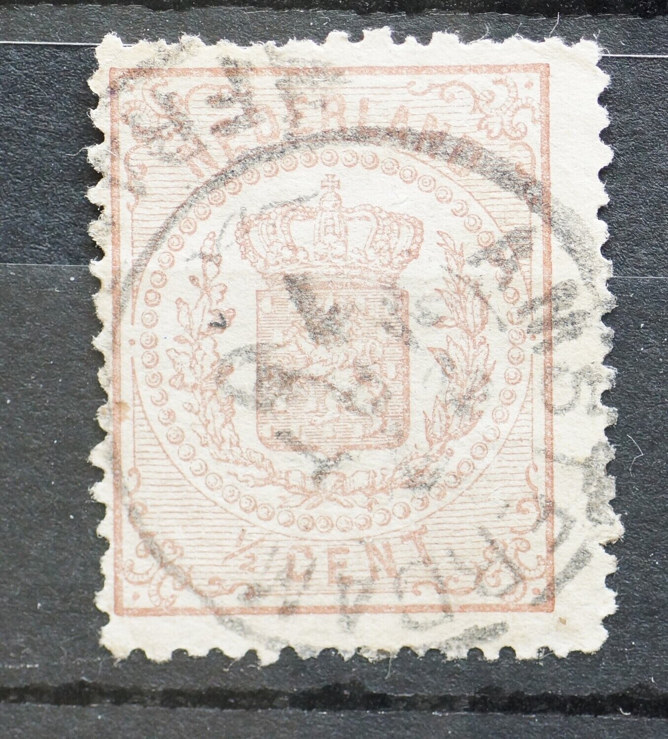 Franco-takje Amsterdam op NVPH 13 Franco-takje Amsterdam op NVPH 13