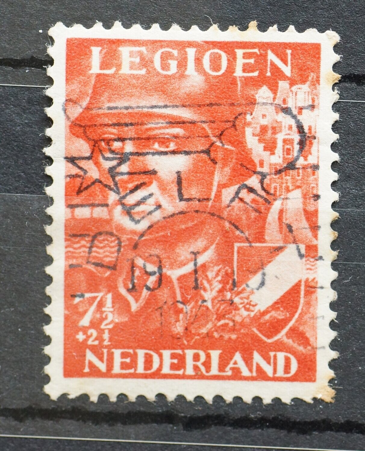 Machinestempel Delft op NVPH 402