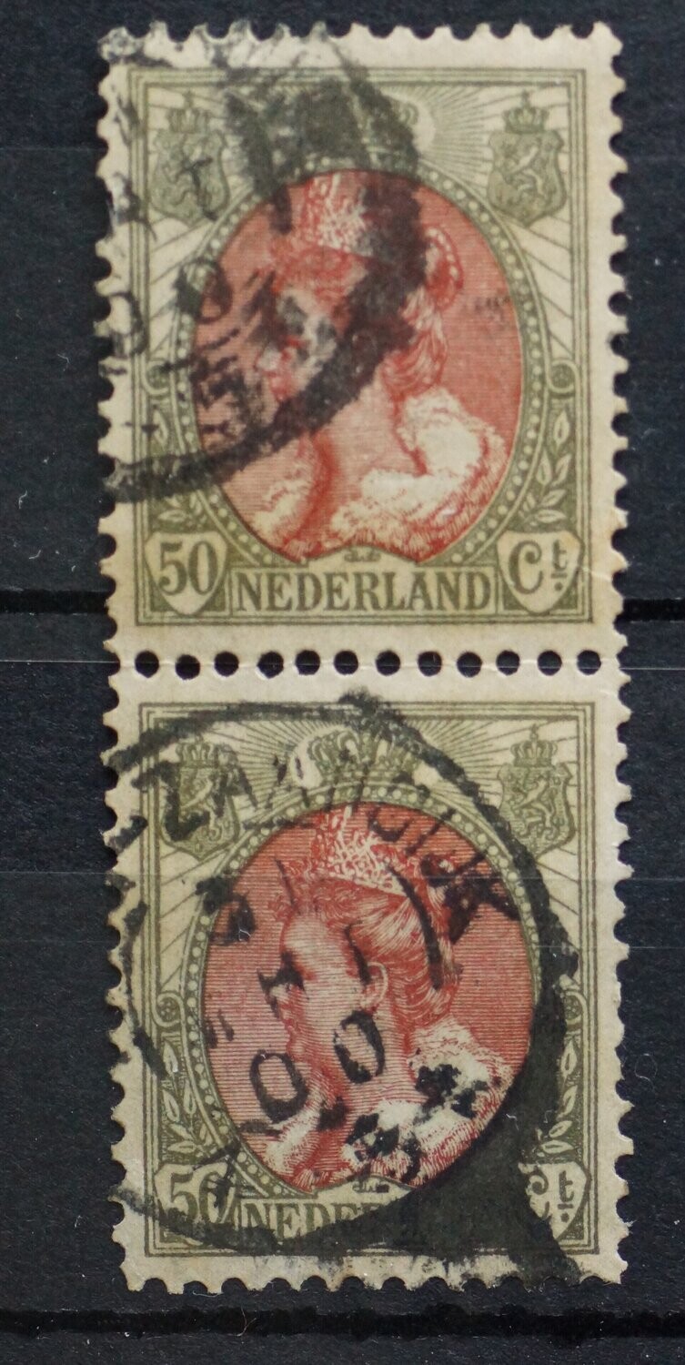 Koog-Zaandijk op NVPH 74 (paar)