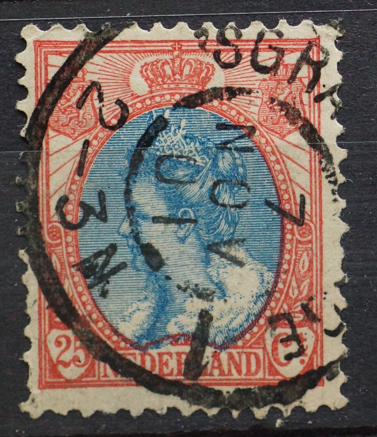 sGravenhage 1 op NVPH 71 sGravenhage 1 op NVPH 71