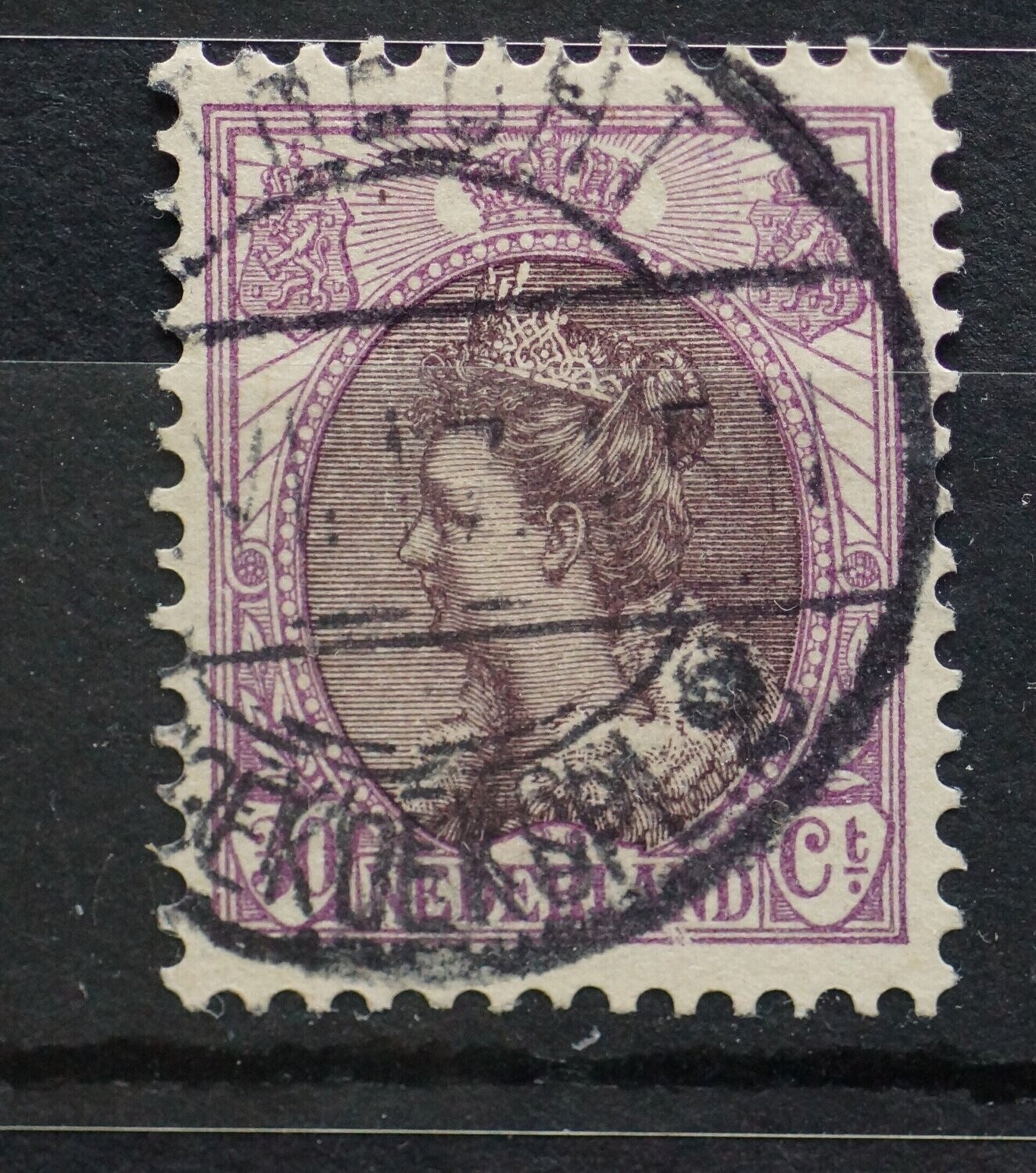 Utrecht Koekoekspl. 2 op NVPH 72 - schaars Utrecht Koekoekspl. 2 op NVPH 72 - schaars