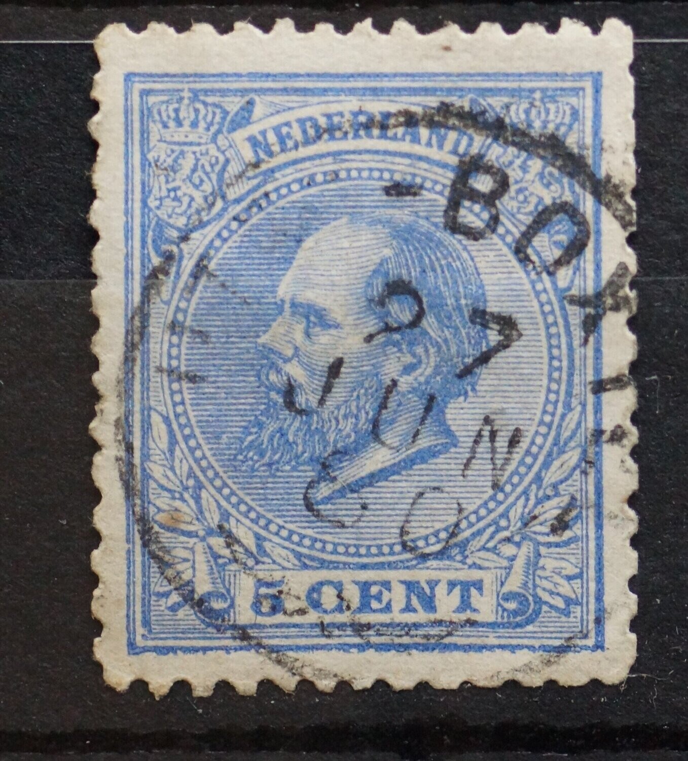 Takjestempel Utr:-Boxtel op NVPH 19 Takjestempel Utr:-Boxtel op NVPH 19