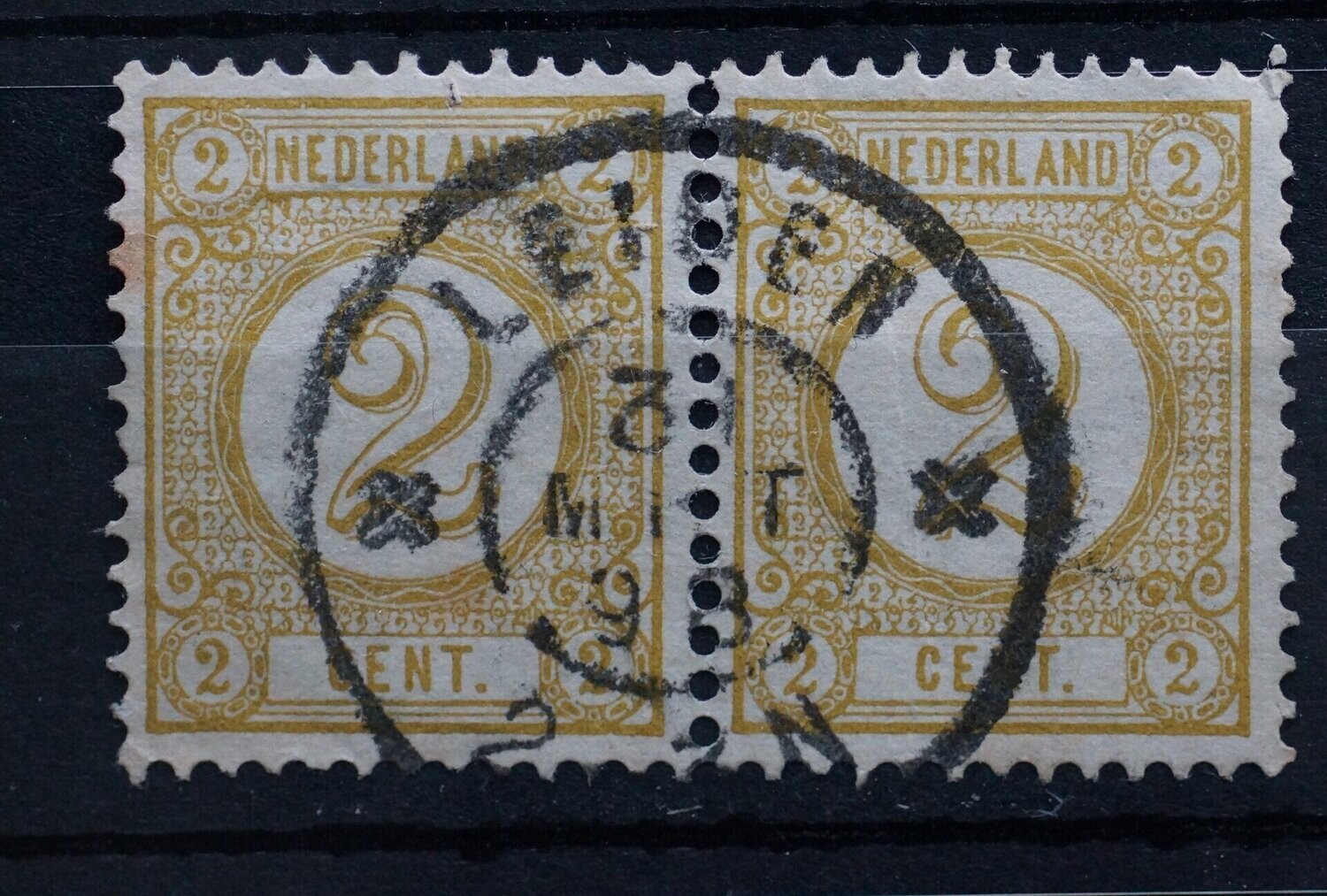Leiden op NVPH 32 (paar)