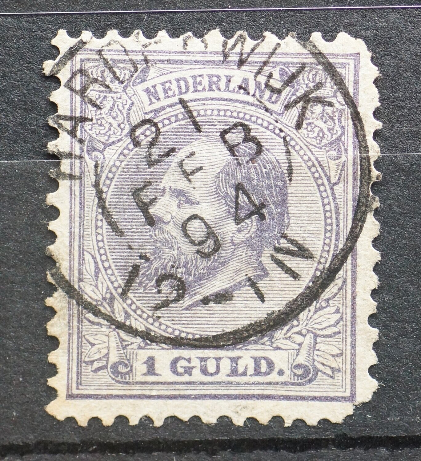 Harderwijk op NVPH 28 (fraai)