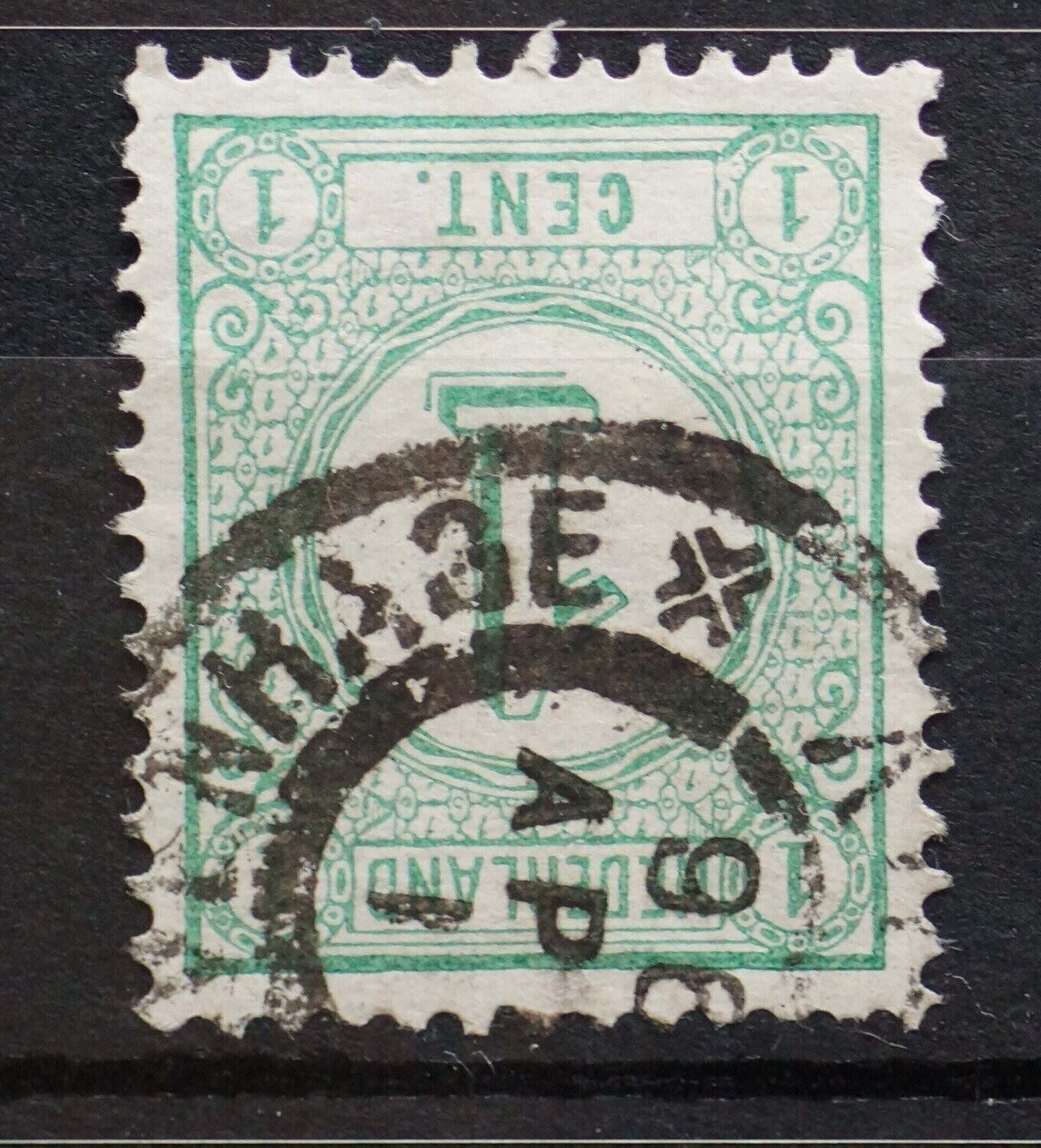 sGravenhage (kopstaande maand) op NVPH 31