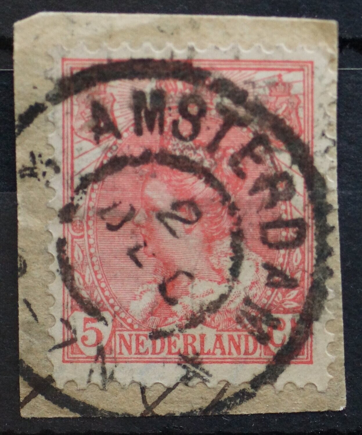 Amsterdam op NVPH 60 - ontbrekend jaartal Amsterdam op NVPH 60 - ontbrekend jaartal