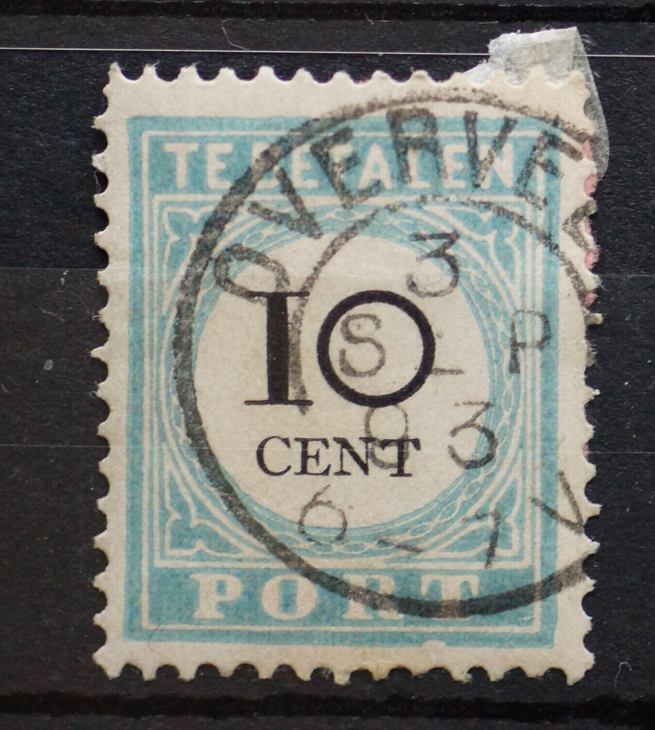 Overveen op NVPH P7 - plaatfout Overveen op NVPH P7 - plaatfout