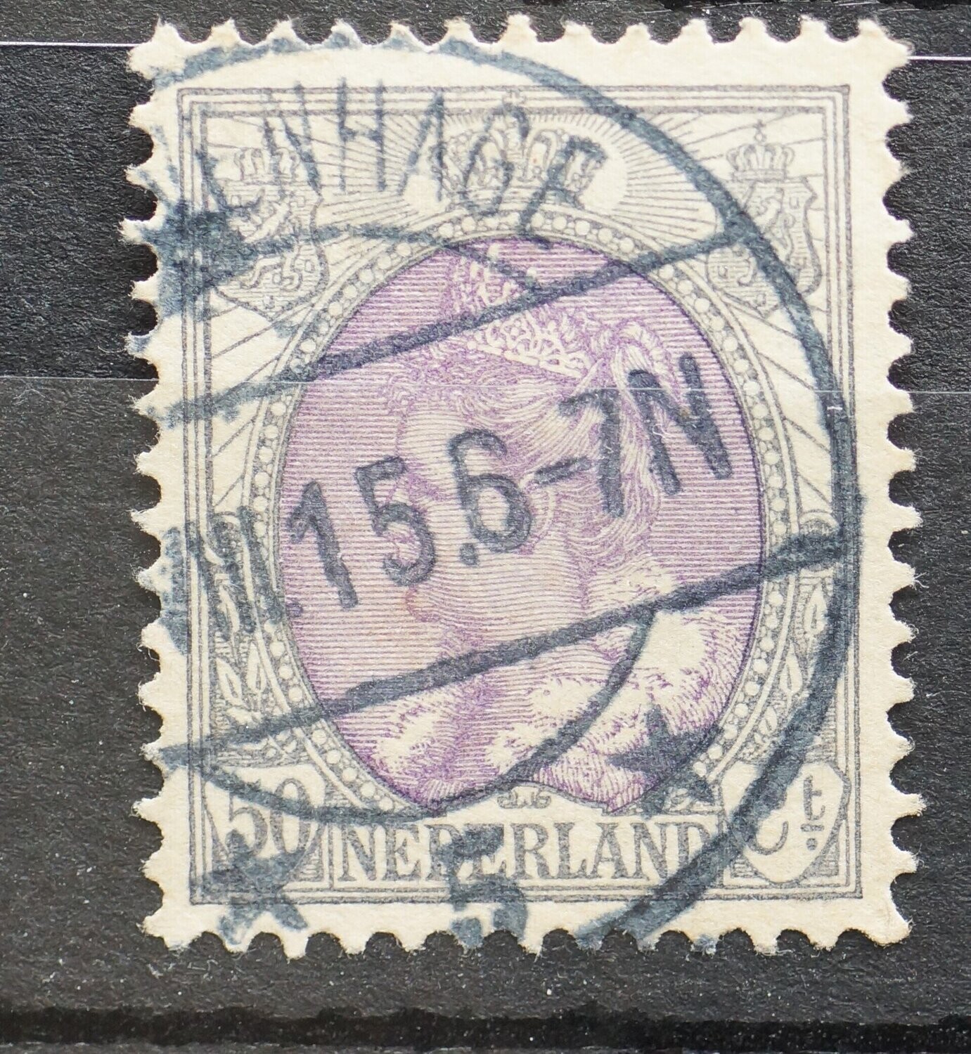 sGravenhage 5 (Romeins) op NVPH 75 - vrij schaars