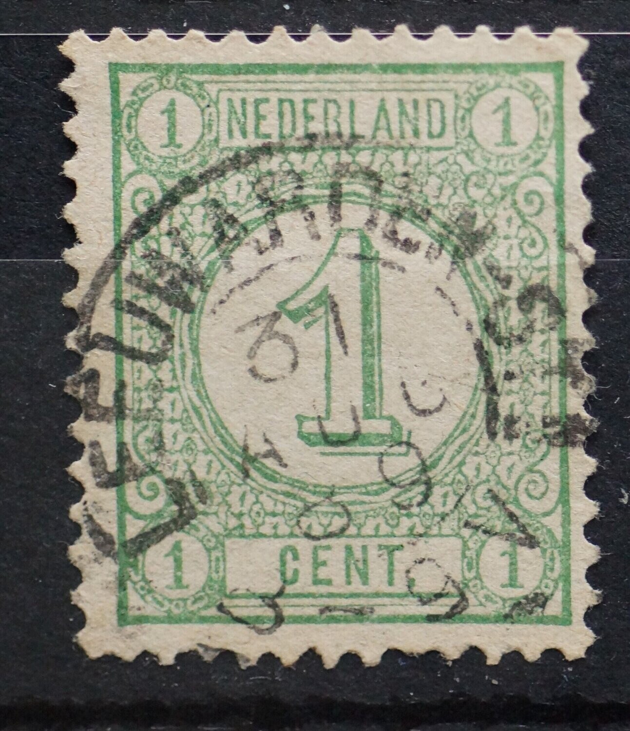 Leeuwarden-Stn. op NVPH 31 - schaars