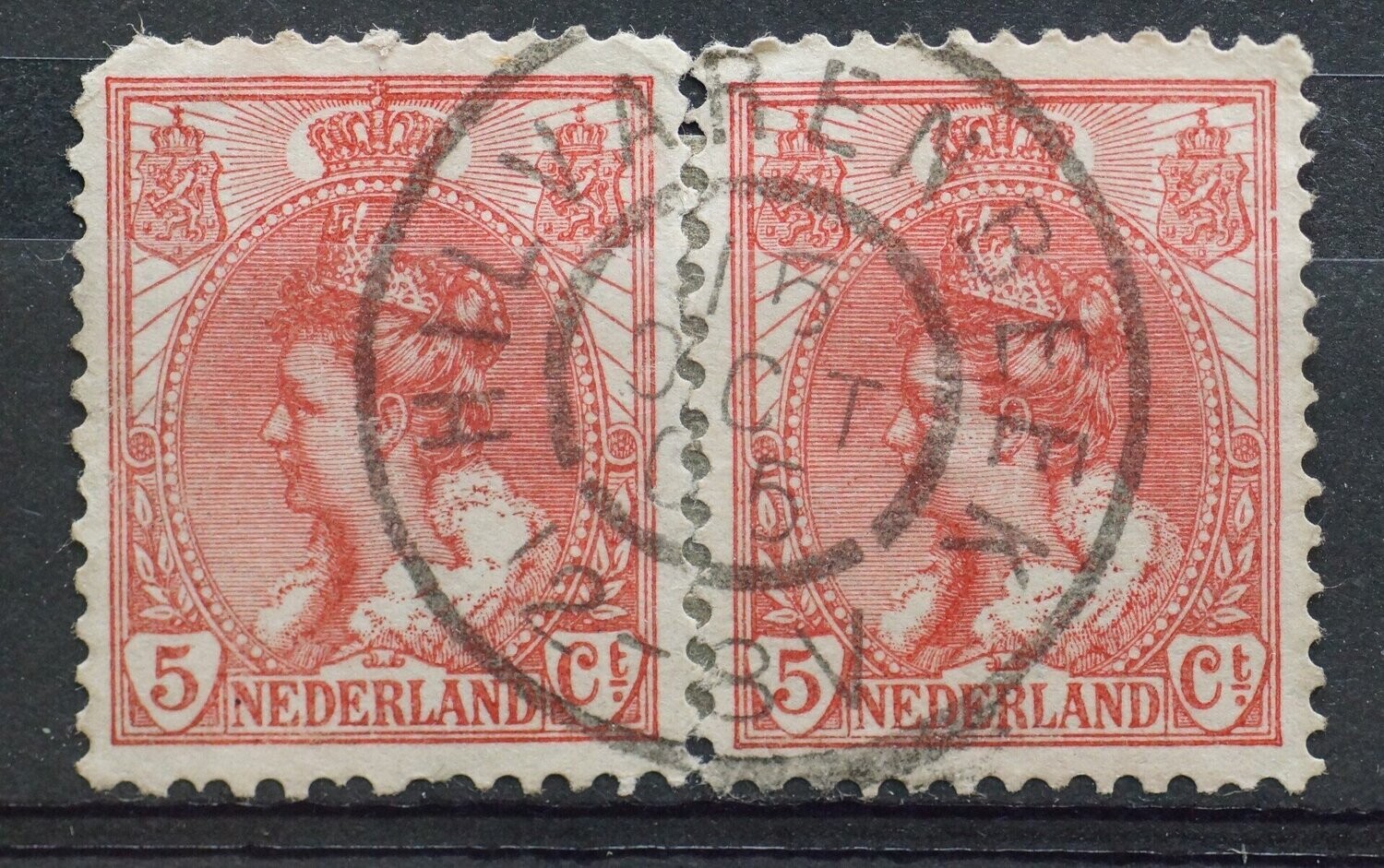 Hilvarenbeek op NVPH 60 (2 losse zegels)