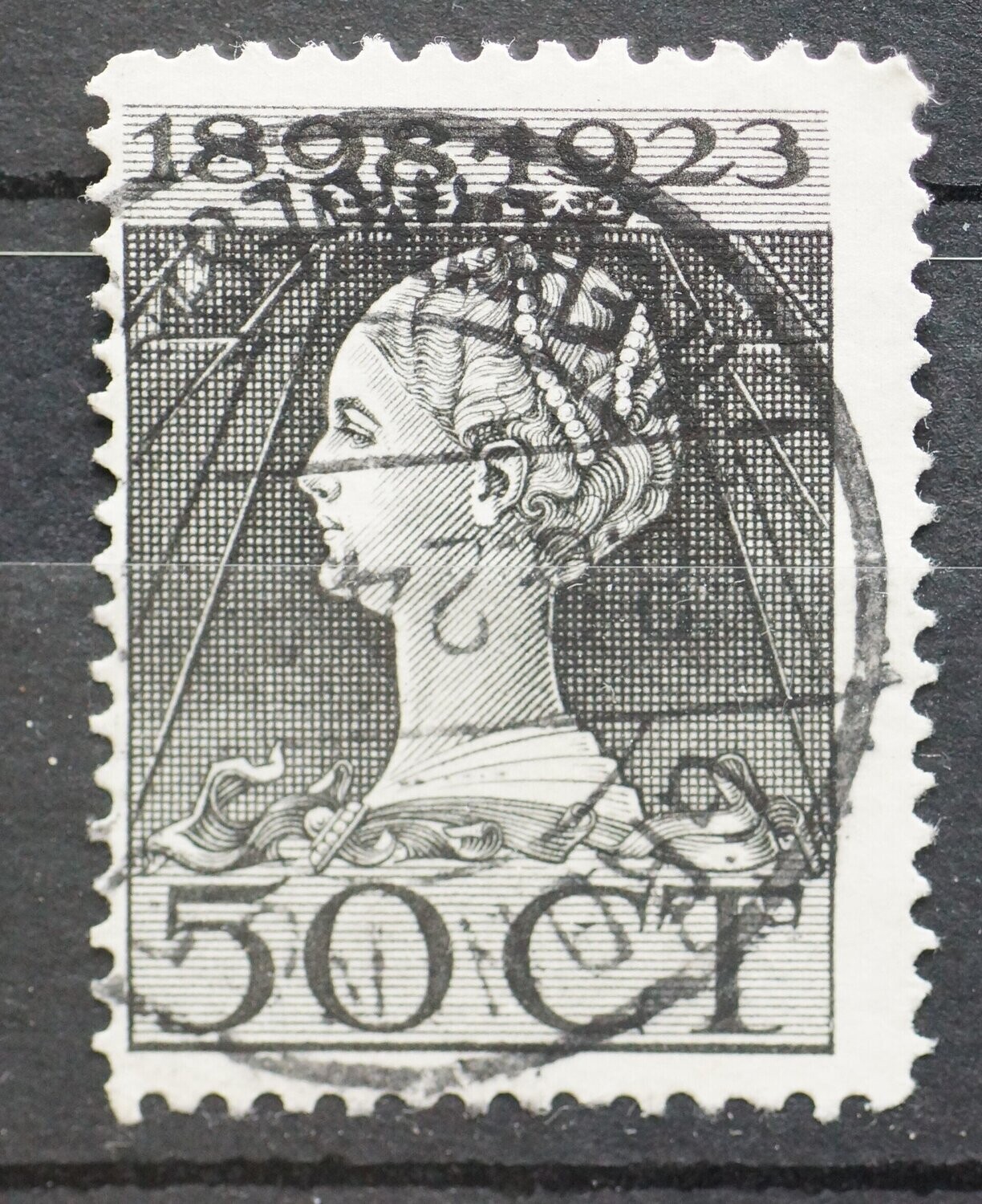 Groningen N. Ebbingestr. op NVPH 128