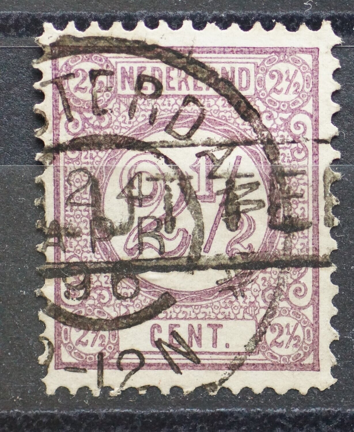 Haltestempel Lutten op NVPH 33
