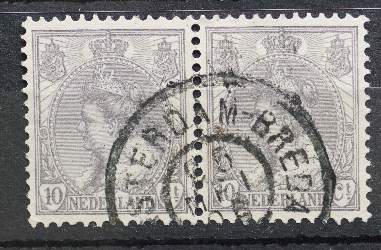 Amsterdam-Breda op NVPH 62 (paar)
