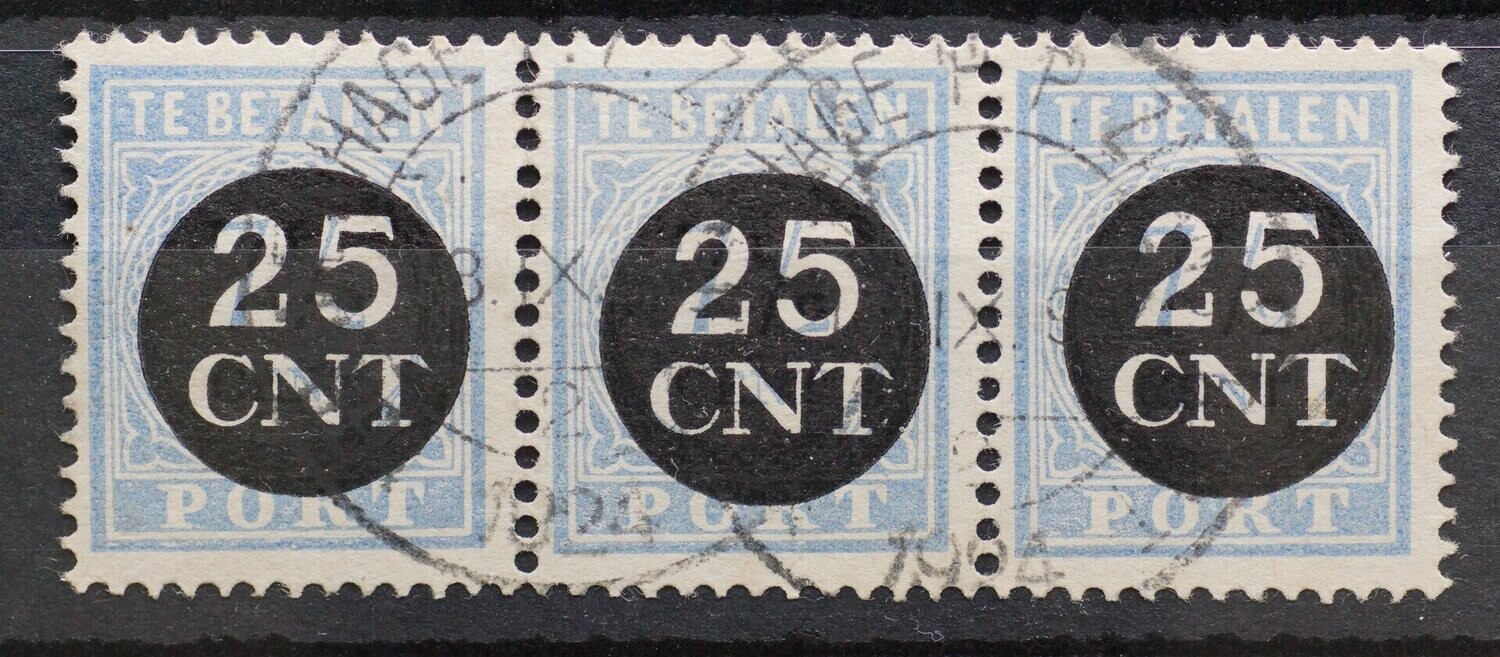 sGravenhage P.P. Zaanstraat 2 op NVPH P64 (strip) sGravenhage P.P. Zaanstraat 2 op NVPH P64 (strip)