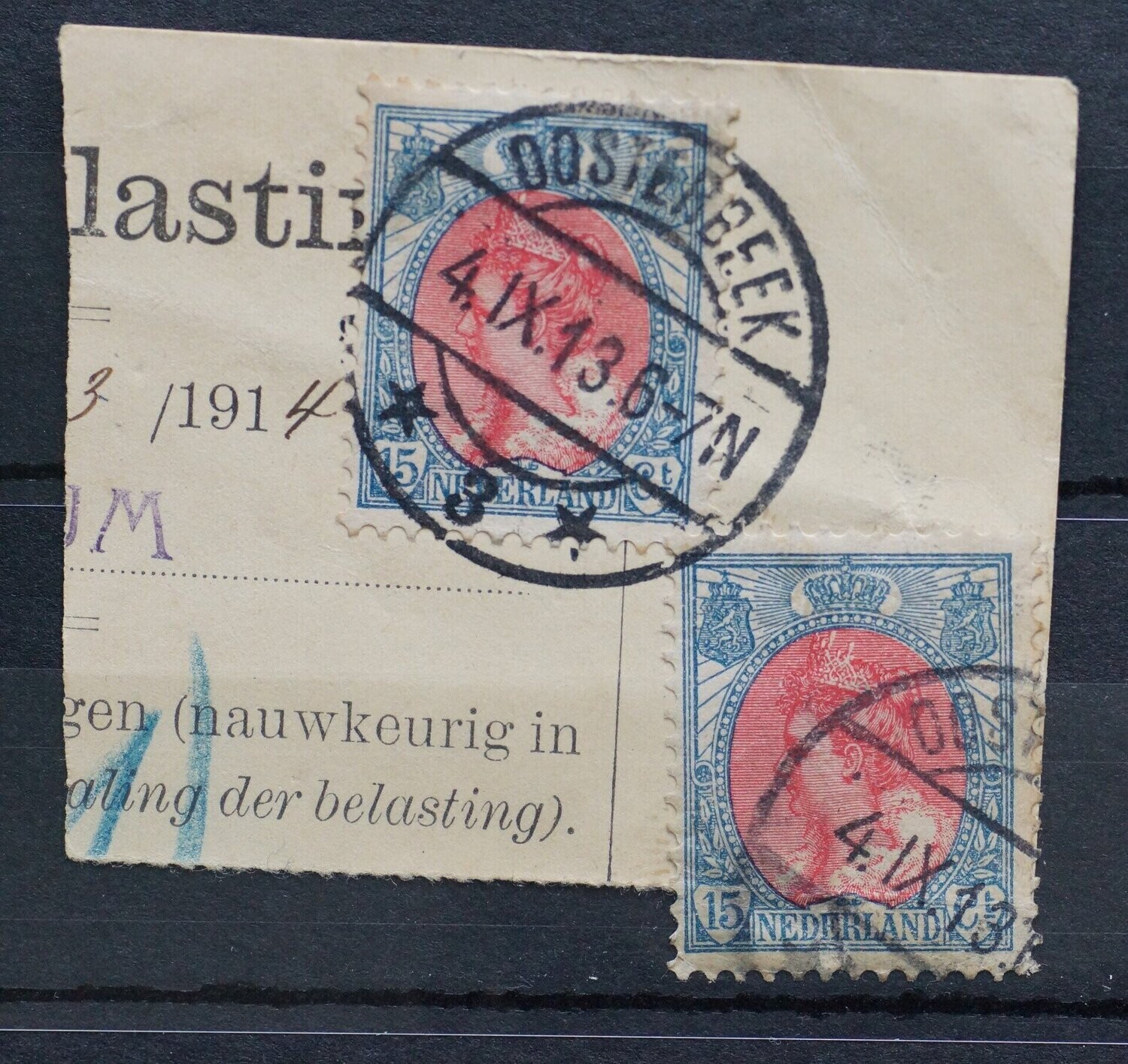 Oosterbeek 3 op NVPH 65 (2x) Oosterbeek 3 op NVPH 65 (2x)