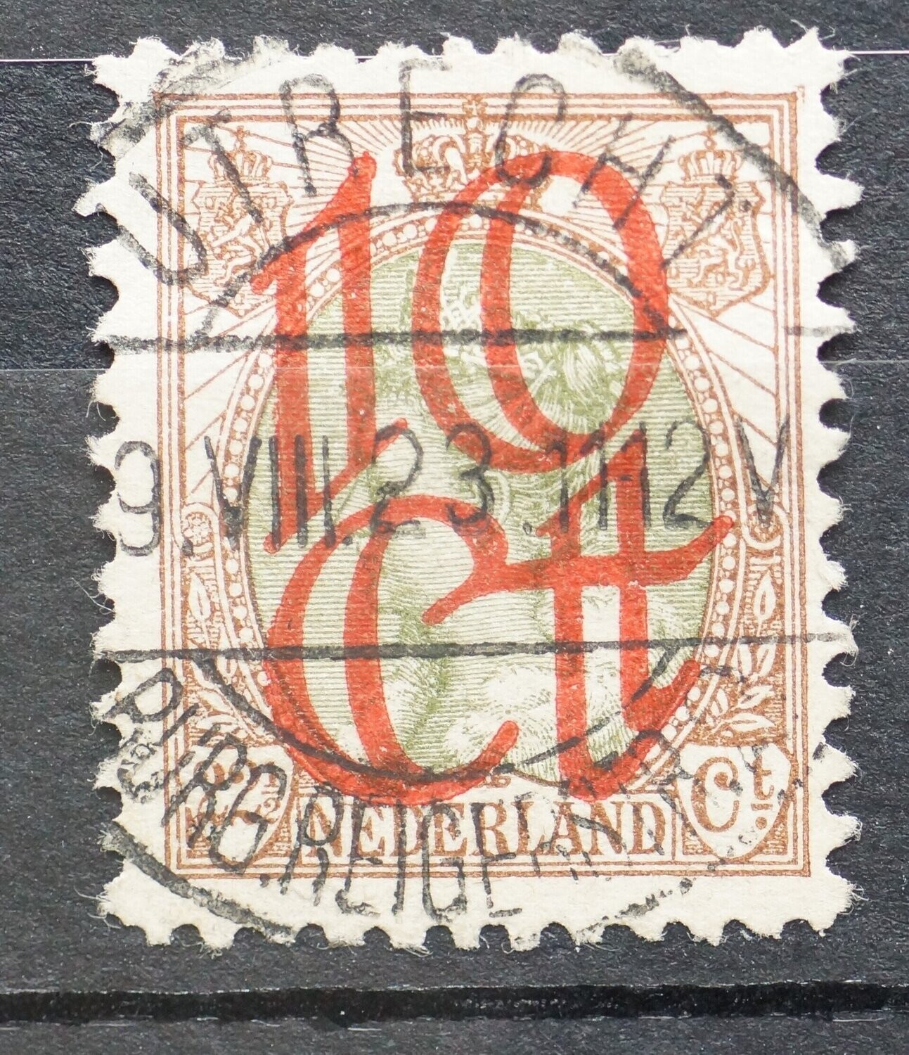 Utrecht Burg. Reigerstr. 2 op NVPH 120 - vrij schaars