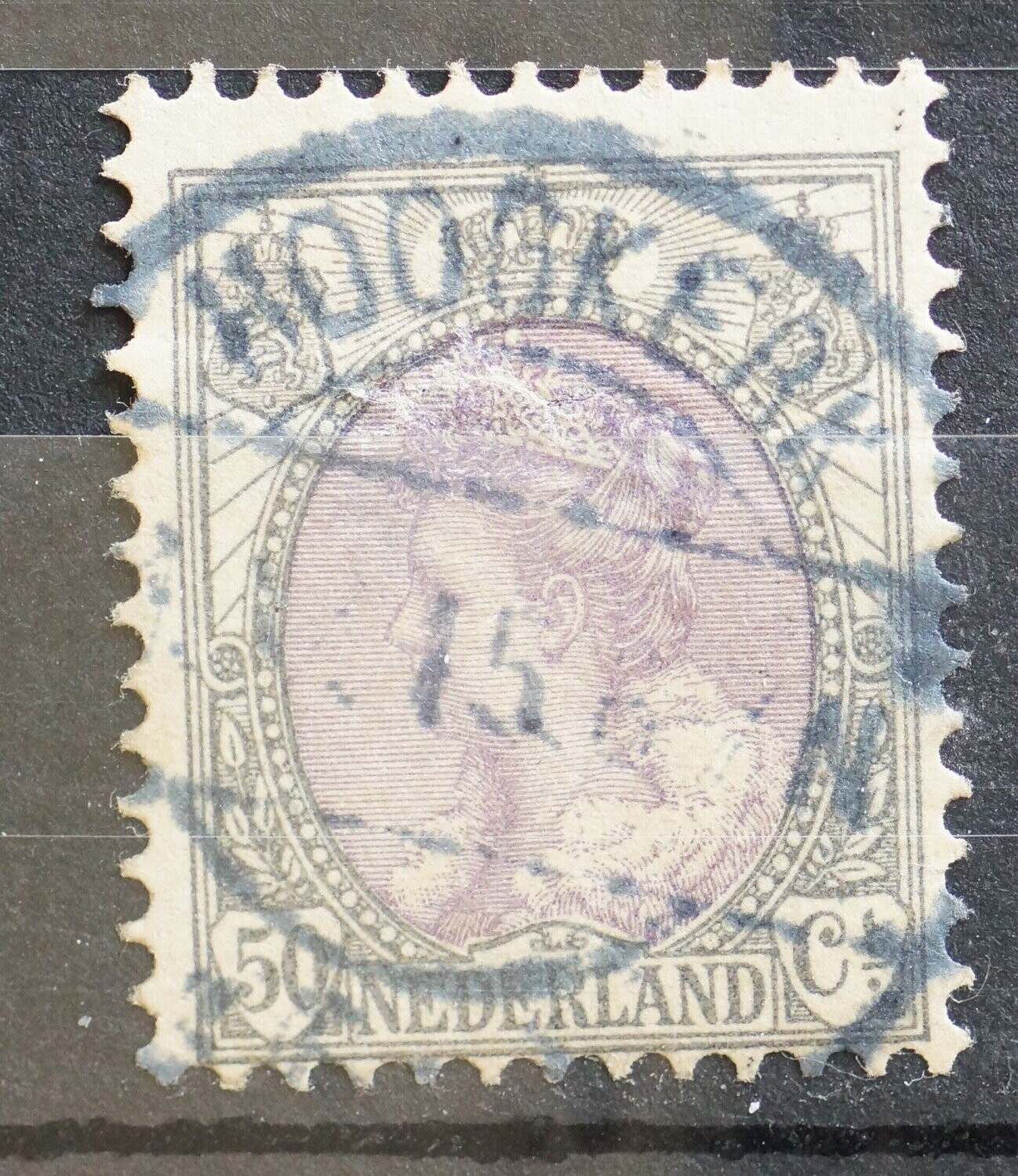 Hoogkerk (Gn.) op NVPH 75 - vrij zeldzaam