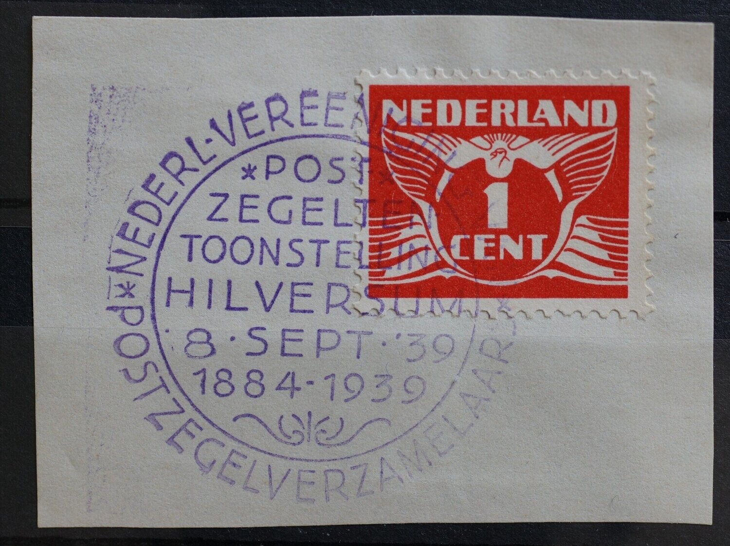 Gelegenheidsstempel Postzegelverzamelaars Hilversum op NVPH 170 Gelegenheidsstempel Postzegelverzamelaars Hilversum op NVPH 170