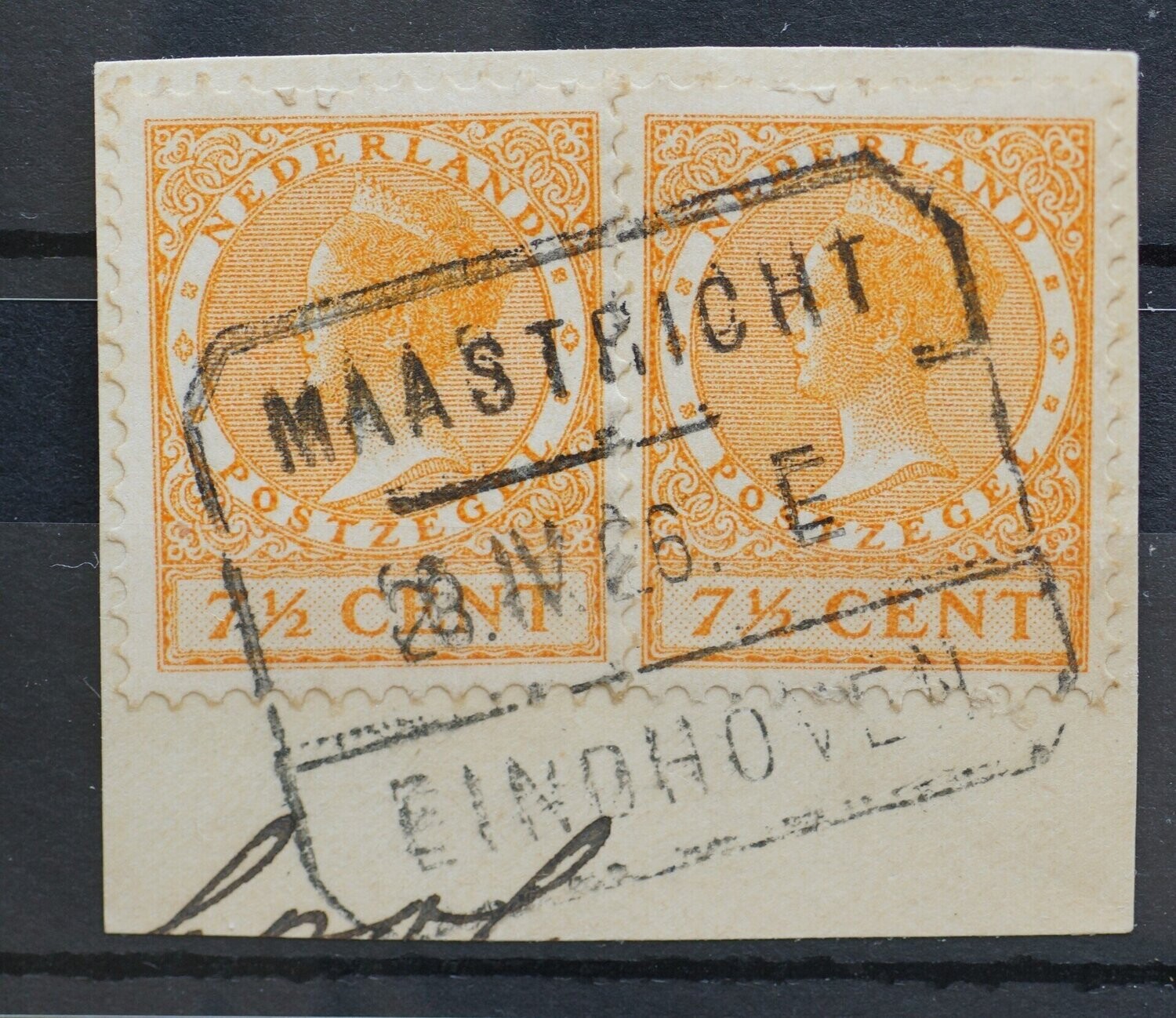 Maastricht - Eindhoven E op NVPH 151 (2x)