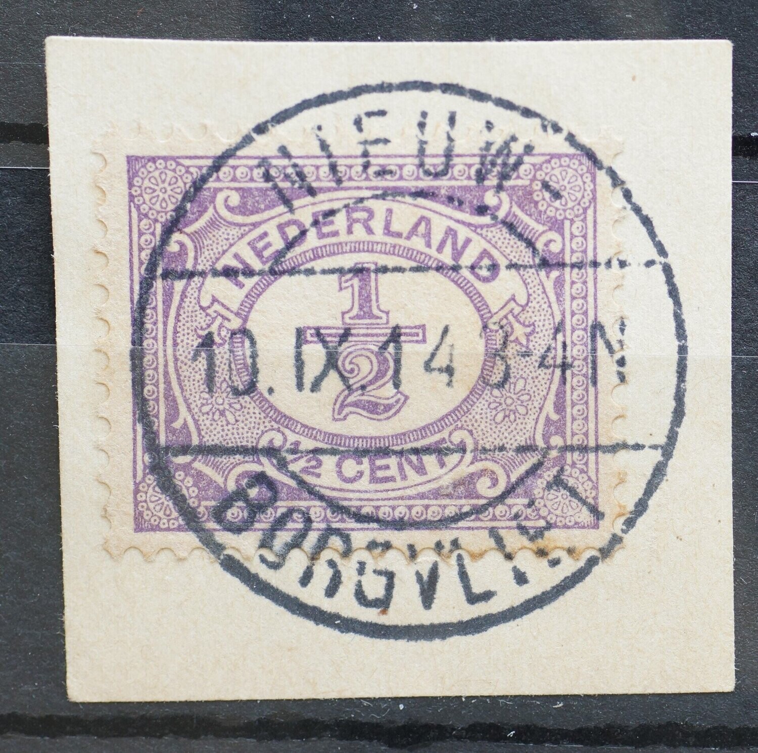 Nieuw-Borgvliet op NVPH 50 - schaars