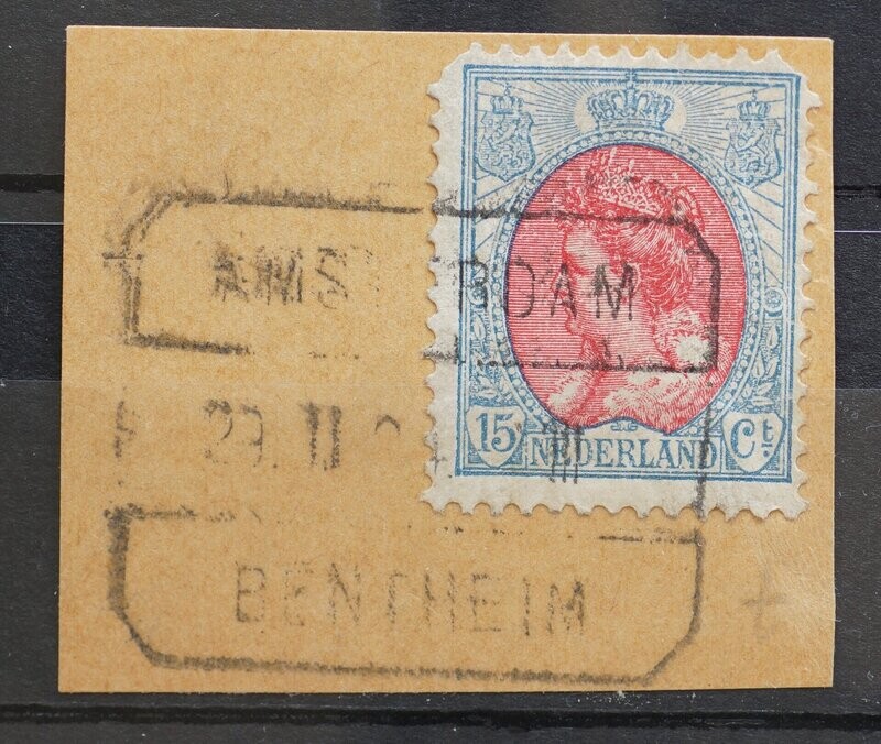 Amsterdam - Bentheim VIII op NVPH 65 (redelijk)