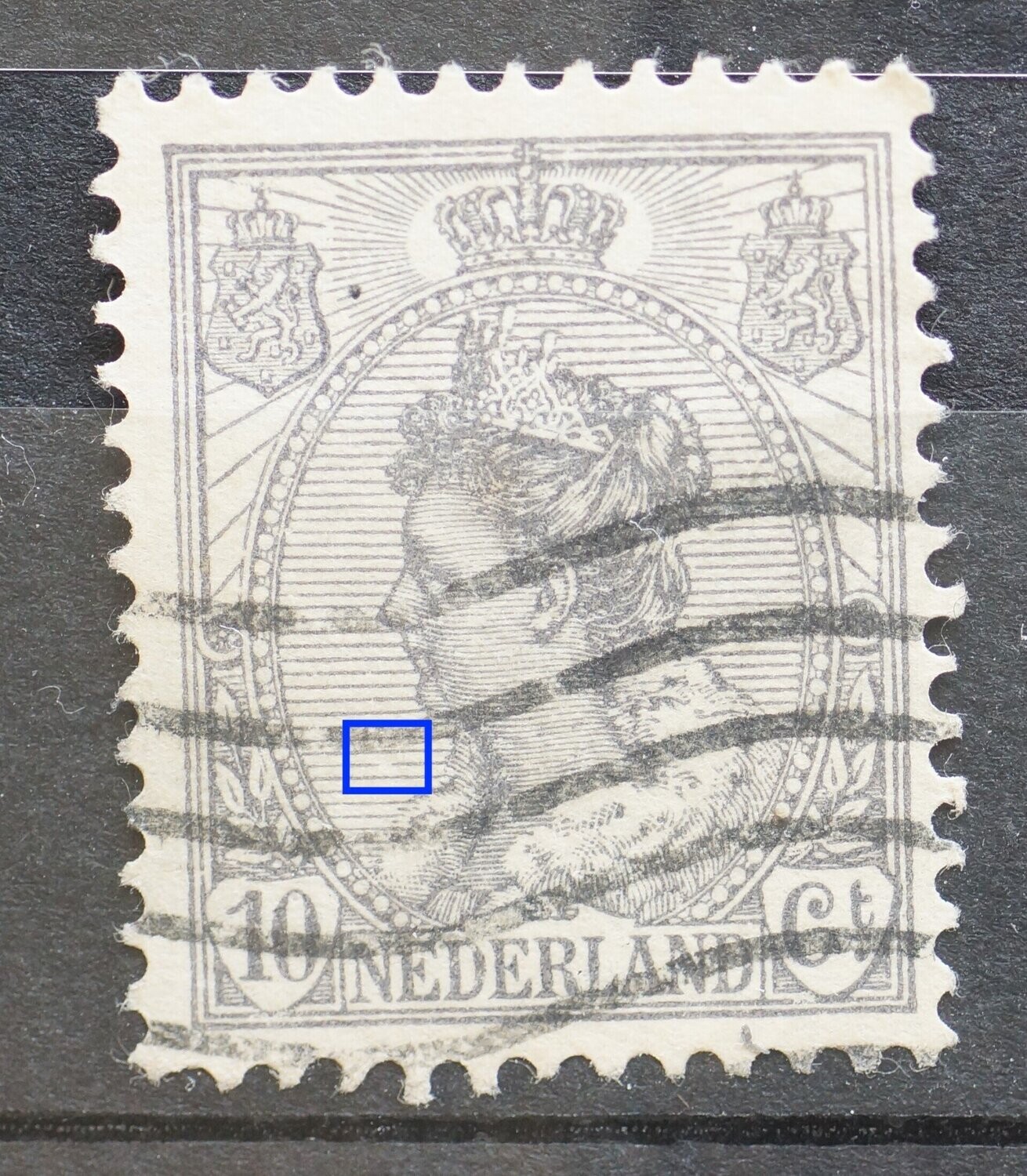 NVPH 81 - breuk in arcering