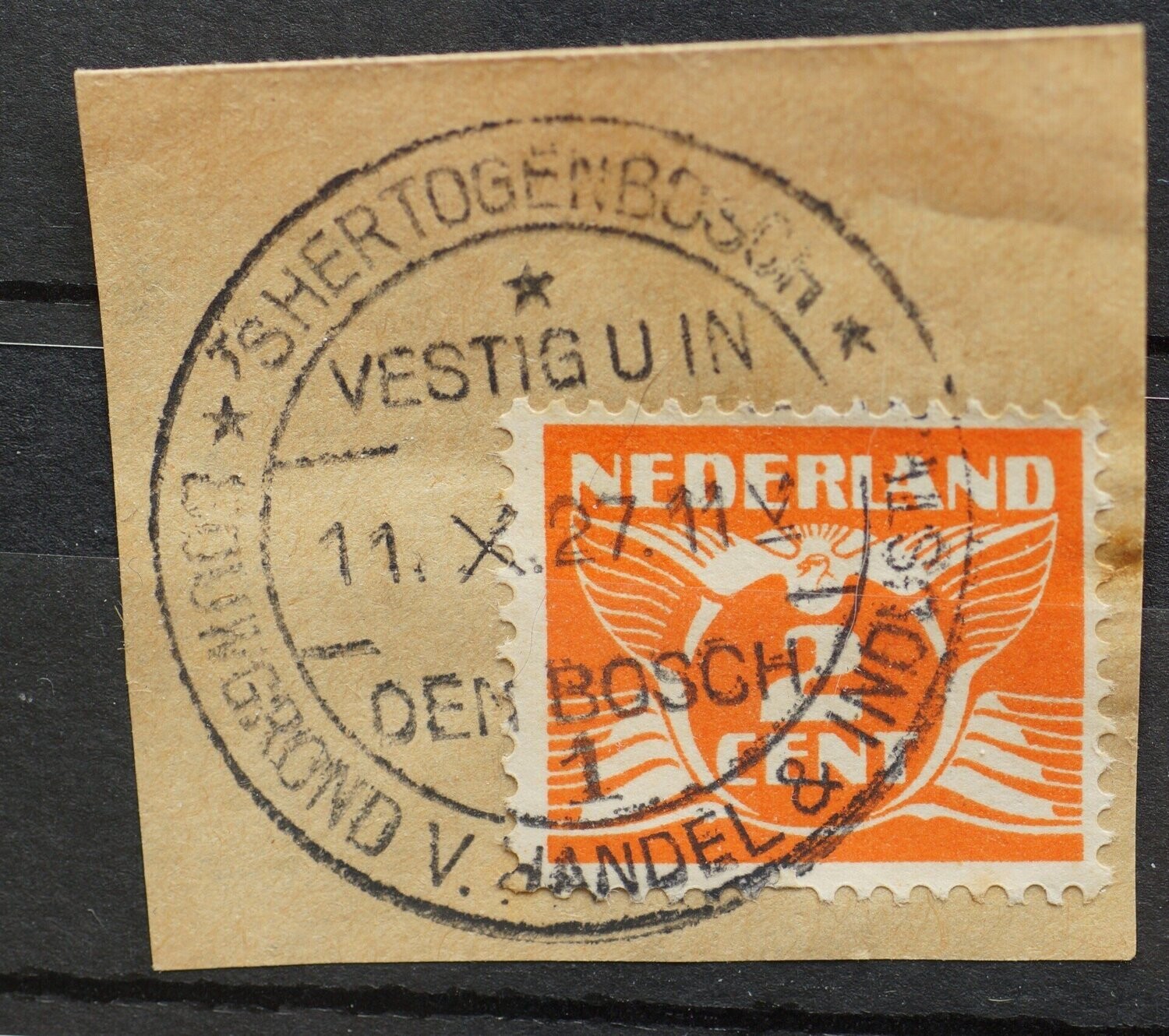 reclamestempel Den Bosch 1 op NVPH 174