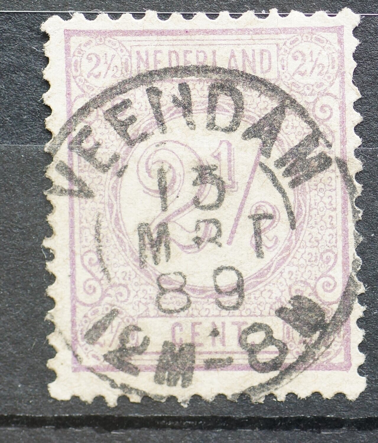 Tweeletter stempel Veendam op NVPH 33 Tweeletter stempel Veendam op NVPH 33