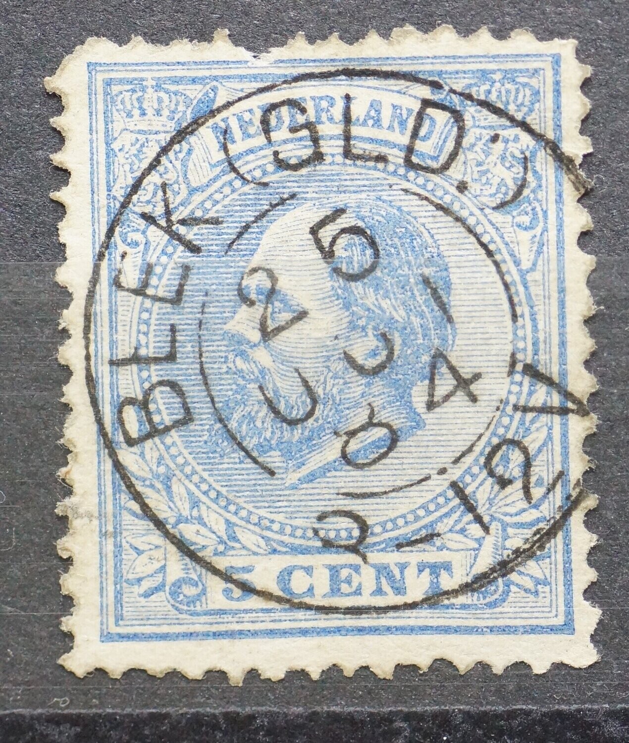 Beek (Gld:) op NVPH 19 (fraai)