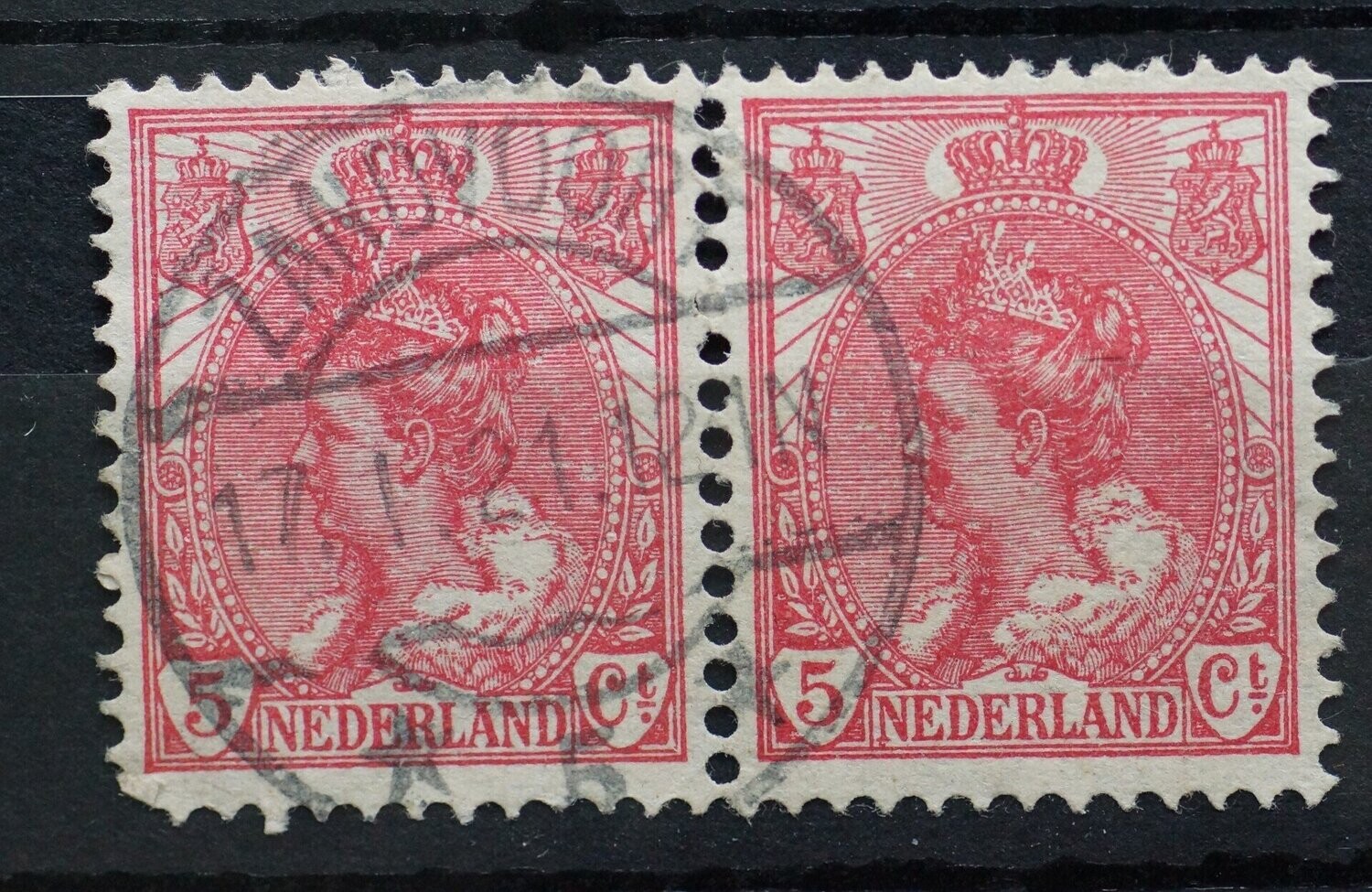 Zandvoort 5 op NVPH 60 (paar)