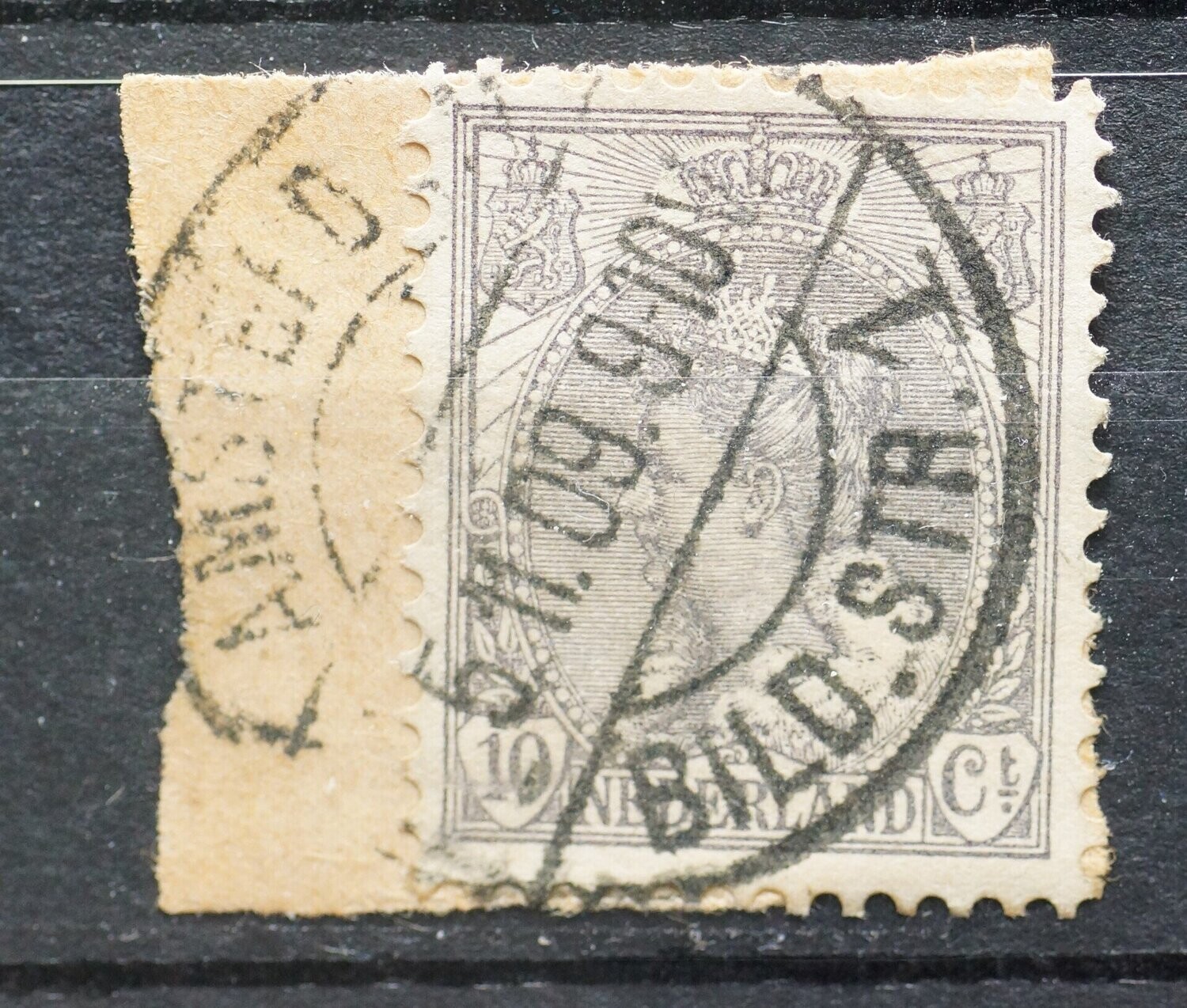 Amsterdam Bild. Str. 1 op NVPH 62 - schaars