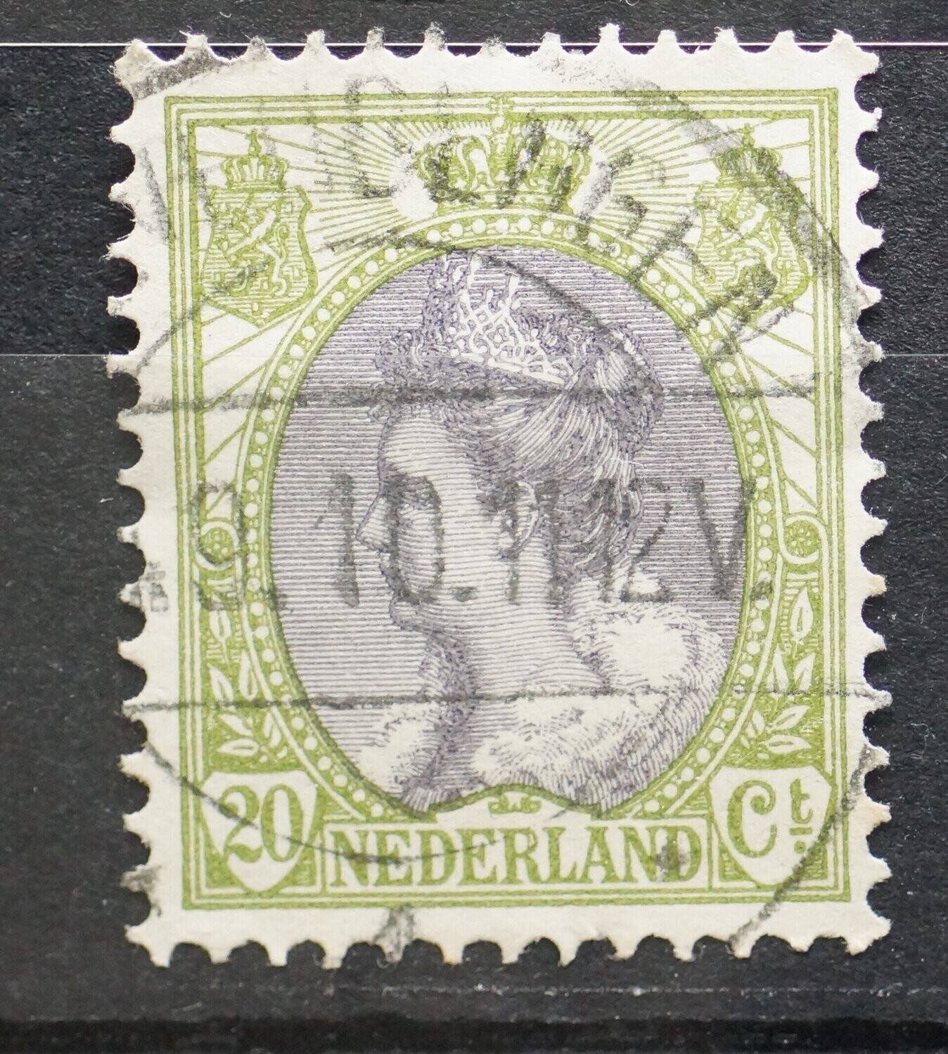 Zevenbergen 1 op NVPH 69 - vrij schaars Zevenbergen 1 op NVPH 69 - vrij schaars