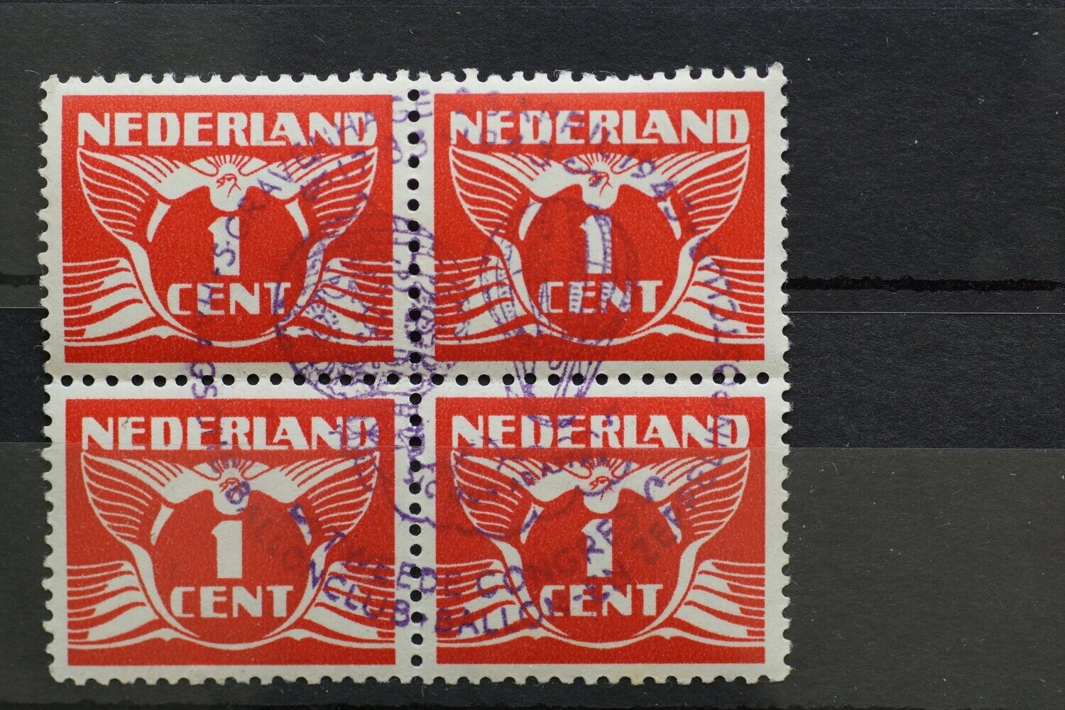 Gelegenheidsstempel balloncongres op NVPH 170 (blok)