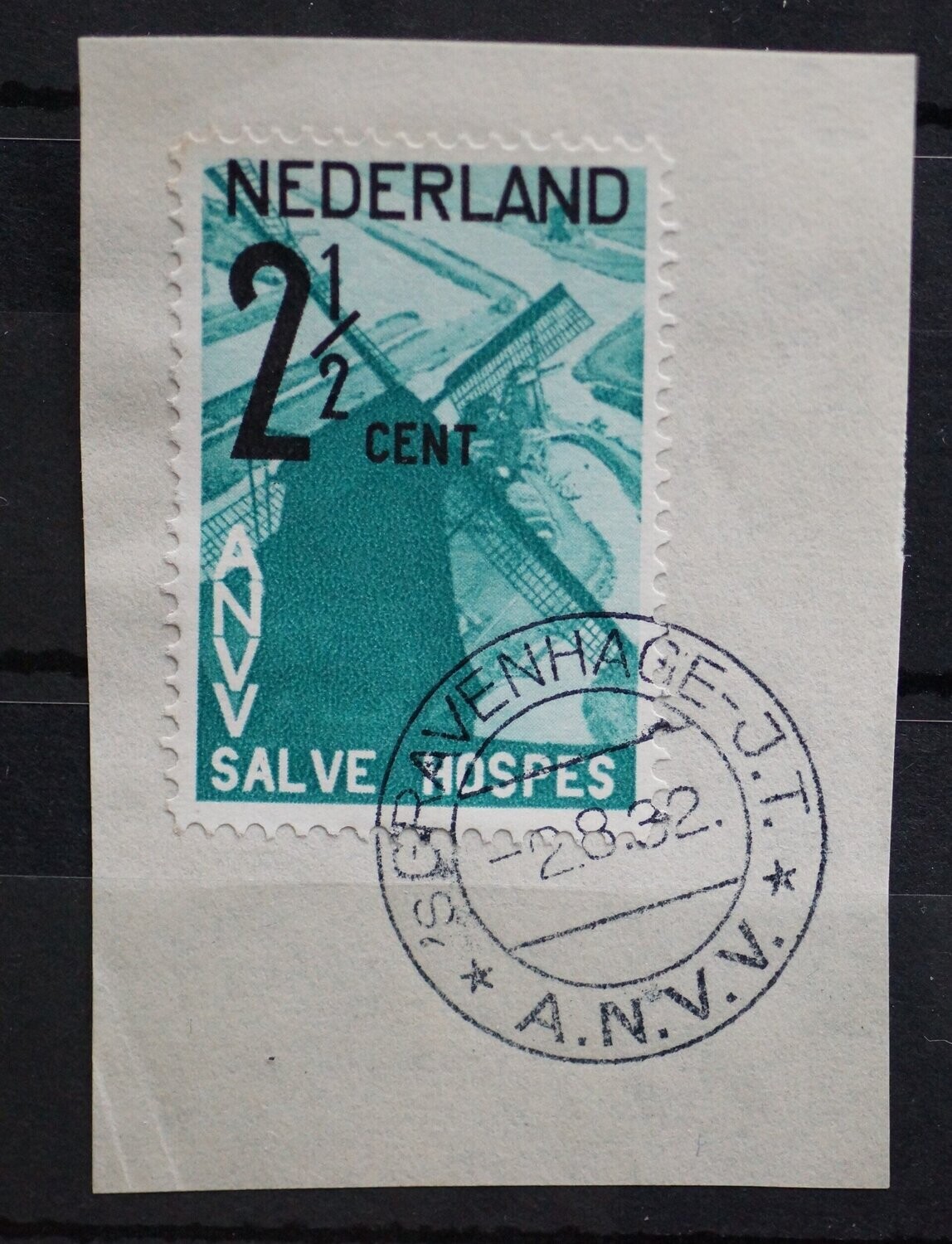 ANVV stempel op NVPH 244