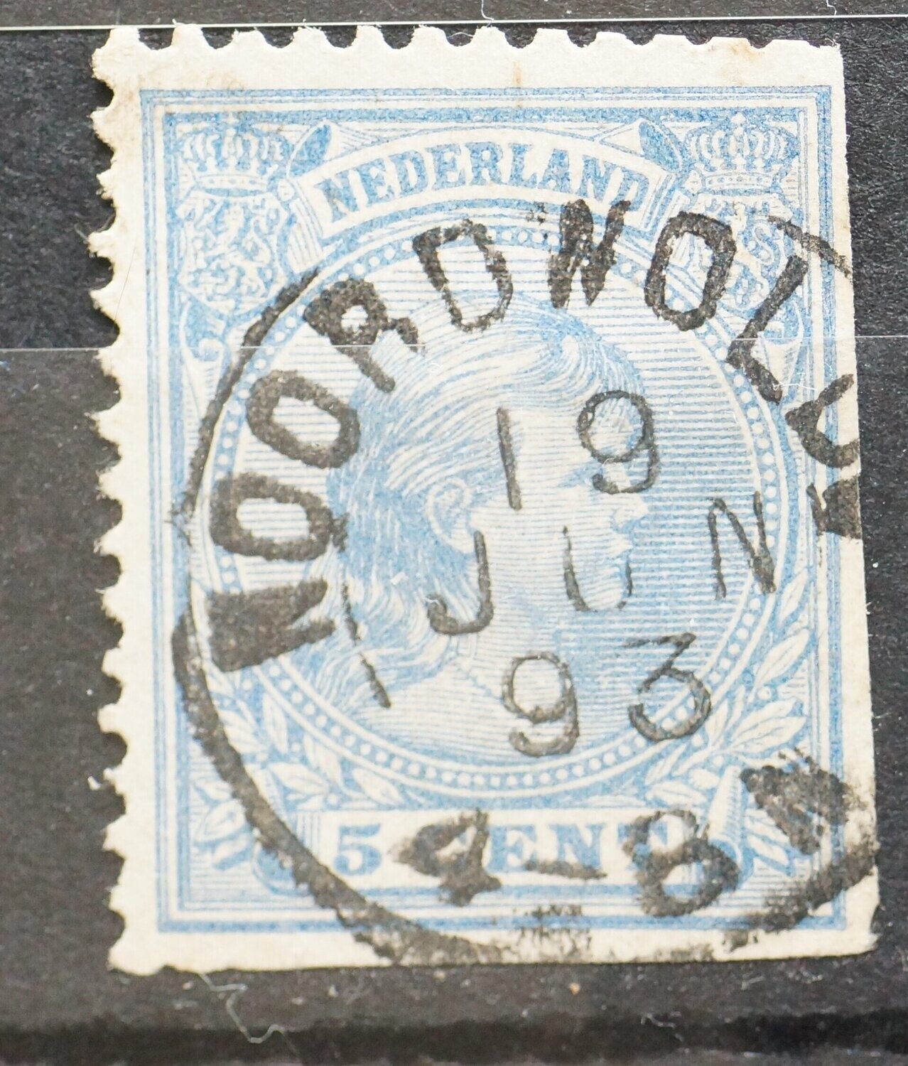 Noordwolde op NVPH 35 (fraai)