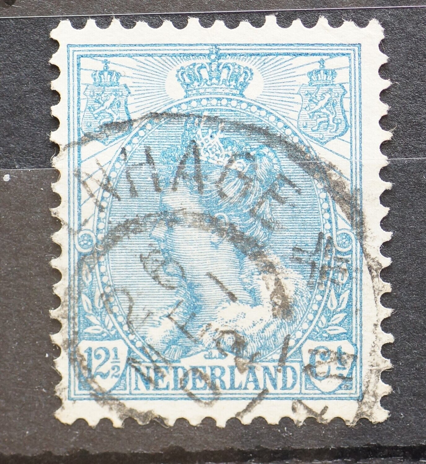 sGravenhage - gespatieerde uurkarakters - op NVPH 63