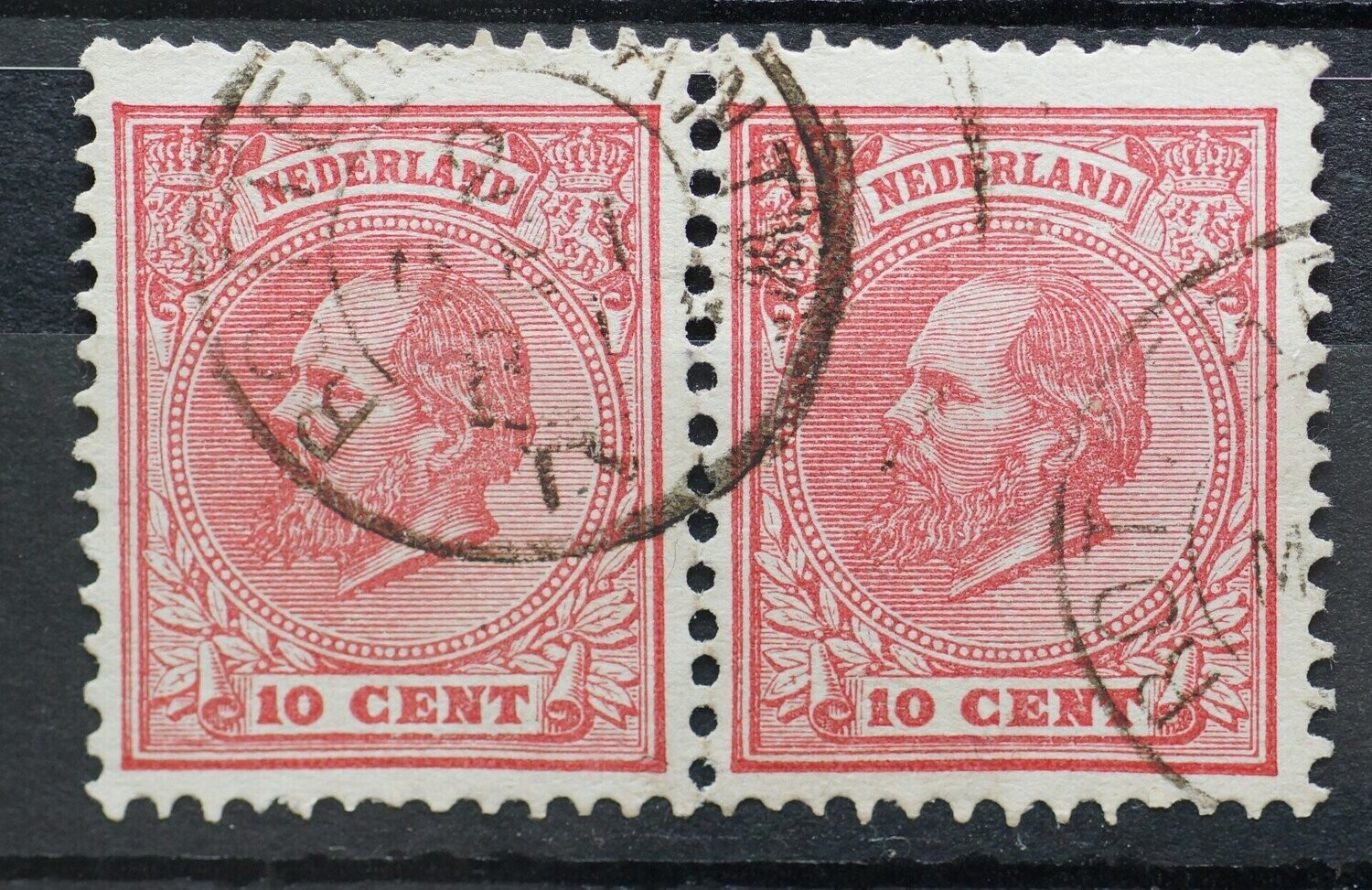 Rptterd:-Antw: IV op NVPH 21 (paar)