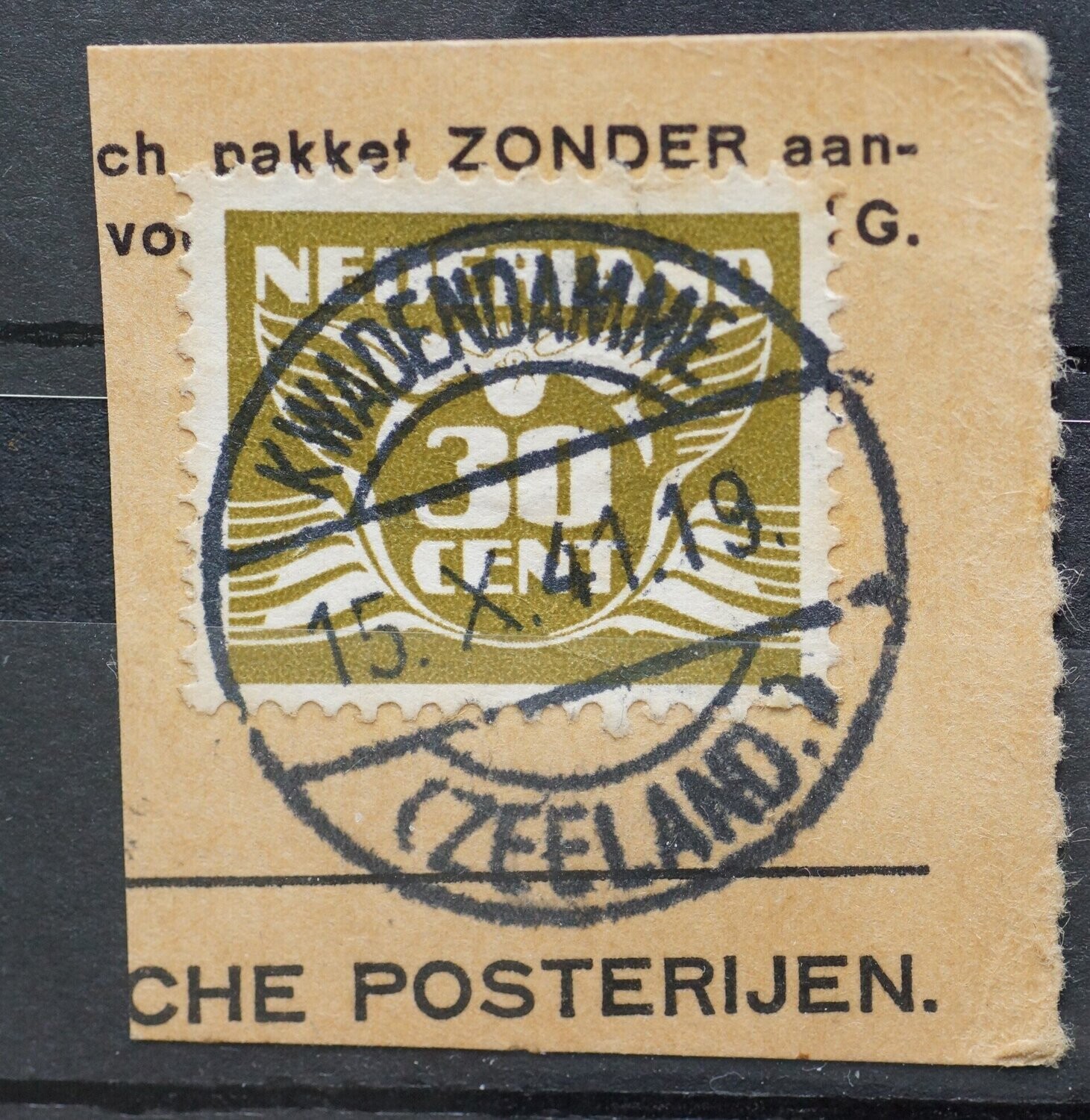 Kwadendamme (Zeeland) op NVPH 389