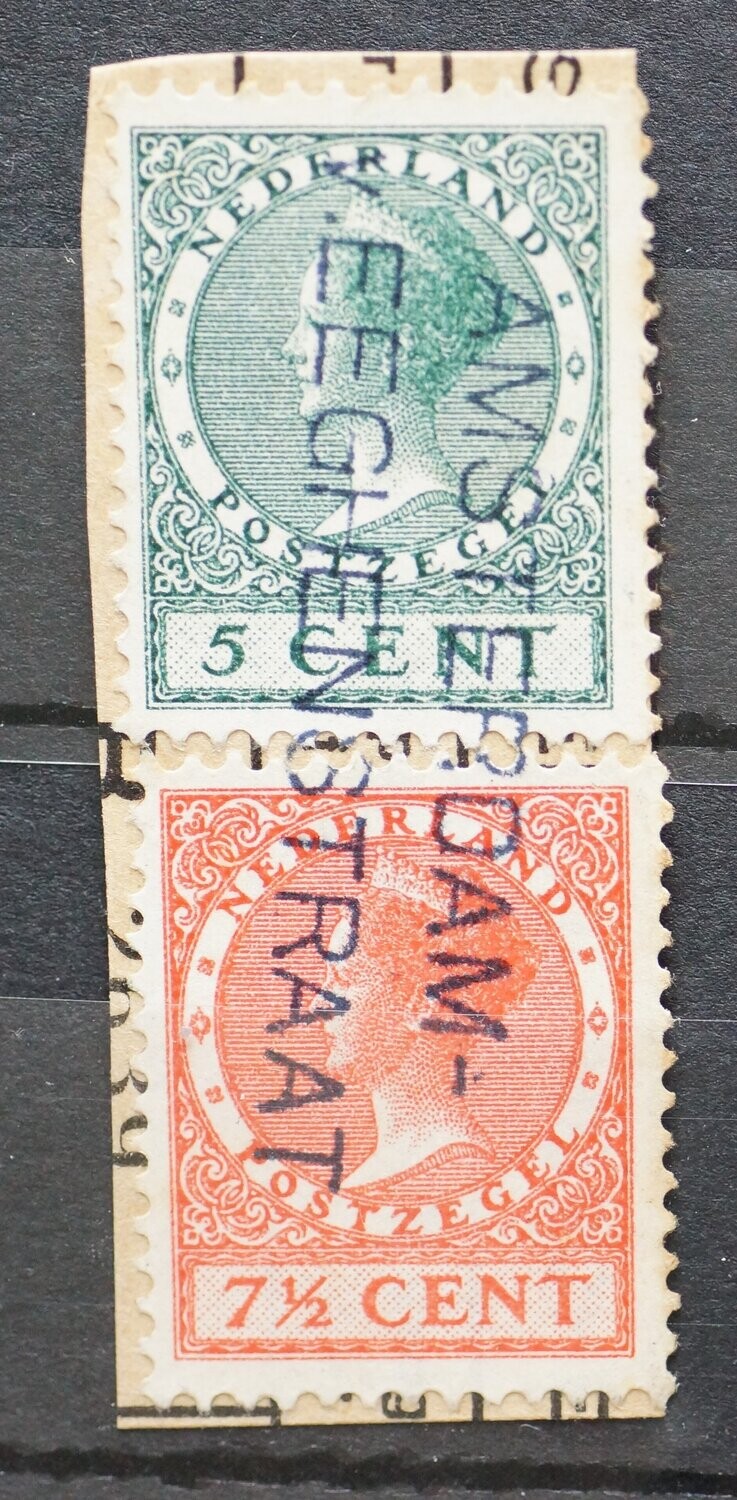 Amsterdam v.Eeghenstraat op NVPH 177 en 180 Amsterdam v.Eeghenstraat op NVPH 177 en 180